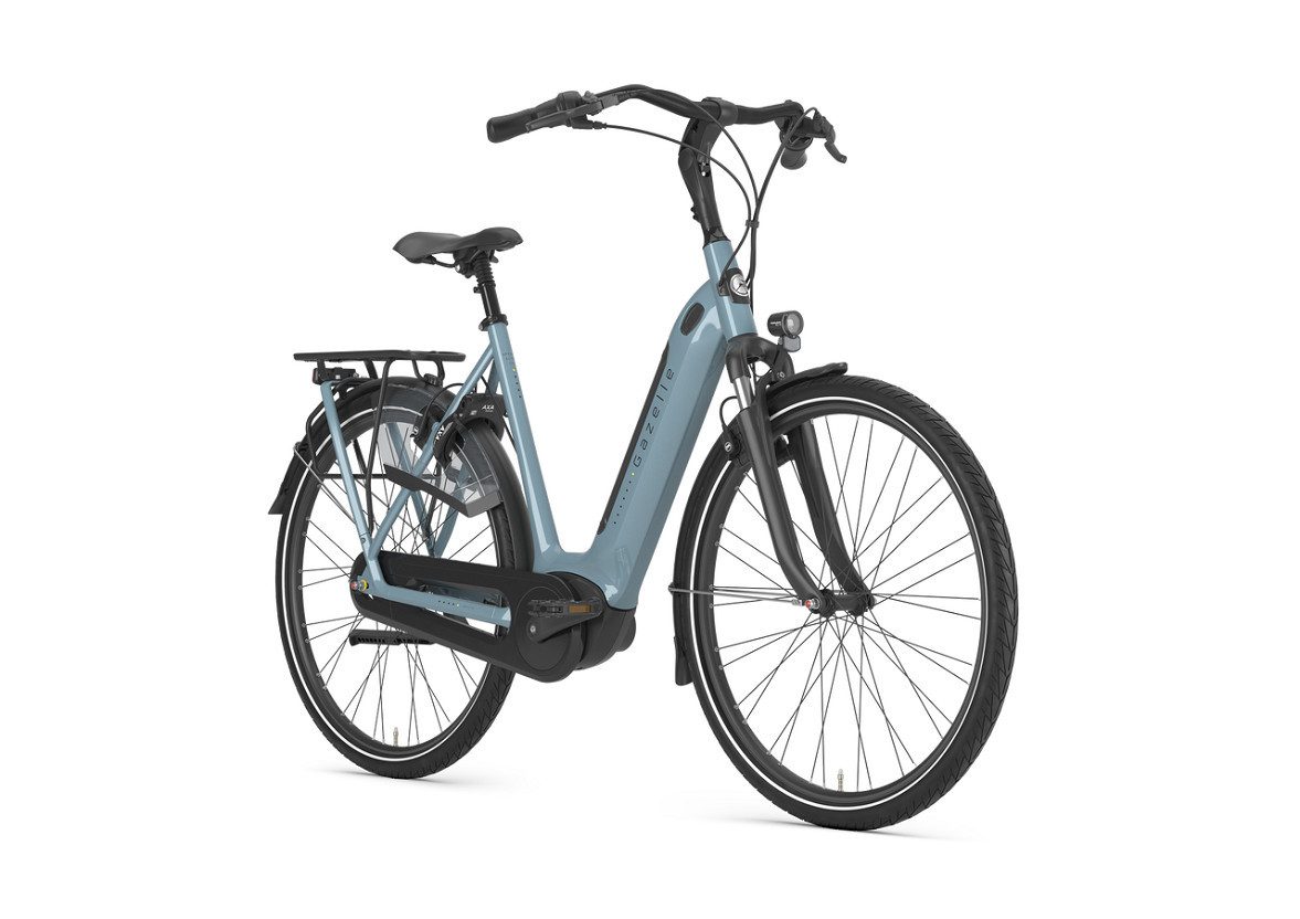 Gazelle E-Bike Gazelle Arroyo C7+ HMB Elite 500 Wh Damen grau 2025, 7 Gang, Nabenschaltung, Bosch Active Line Plus smart System, 500 Wh