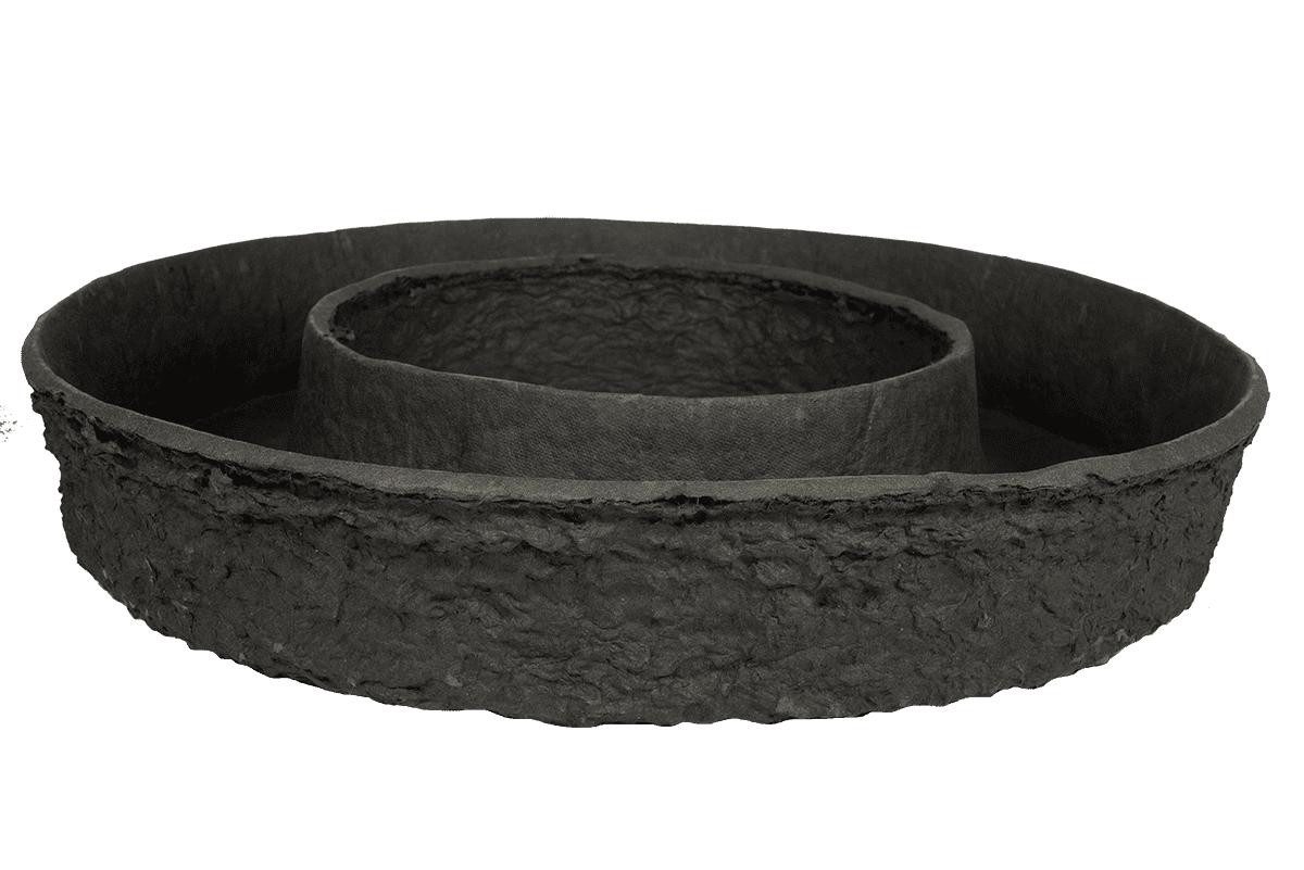 Oasis Bastelmoos OASIS® Blumensteckschaum Frischblumen Unterlage, schwarz, 7cm, Ø50cm