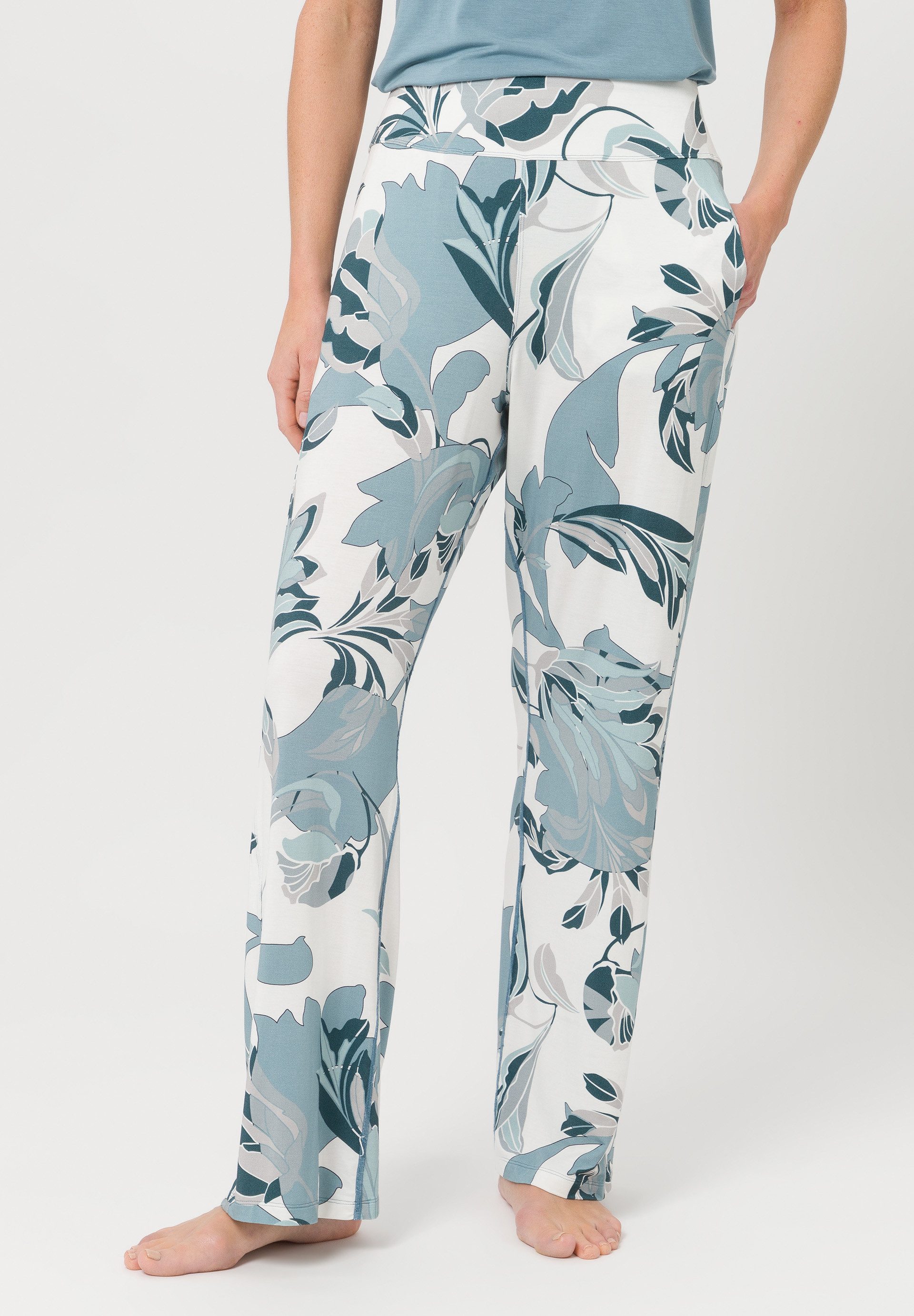TUZZI Pyjamahose mit weitem Bein aus hautsympatischen Jersey