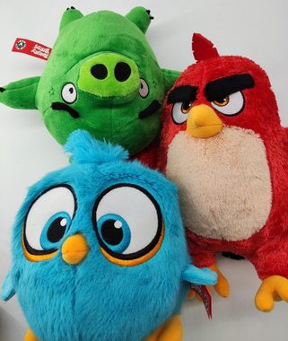 soma Kuscheltier Angry Birds Kuscheltier 22 cm Vogel Leonard grün Plüschfigur (1-St), Super weicher Plüsch Stofftier Kuscheltier für Kinder zum spielen