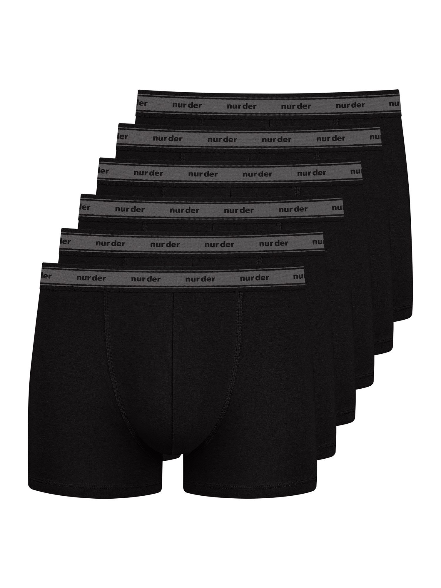 Nur Die Retro Pants Boxer GOTS Organic Cotton (6-St) Männer Multipack Mehrpack