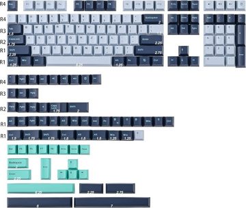 SOLIDEE Langlebige Qualität,Breite Kompatibilität Tastatur (mit Ergonomisches Design, Doppel-Schuss-Technologie, und hochwertiges)