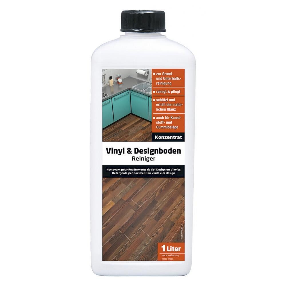 WEPOS CHEMIE GMBH Bodenreiniger 1 Liter Konzentrat Reiniger Vinyl- und Designbodenreiniger (hochwirksame & ergiebige Lösung)
