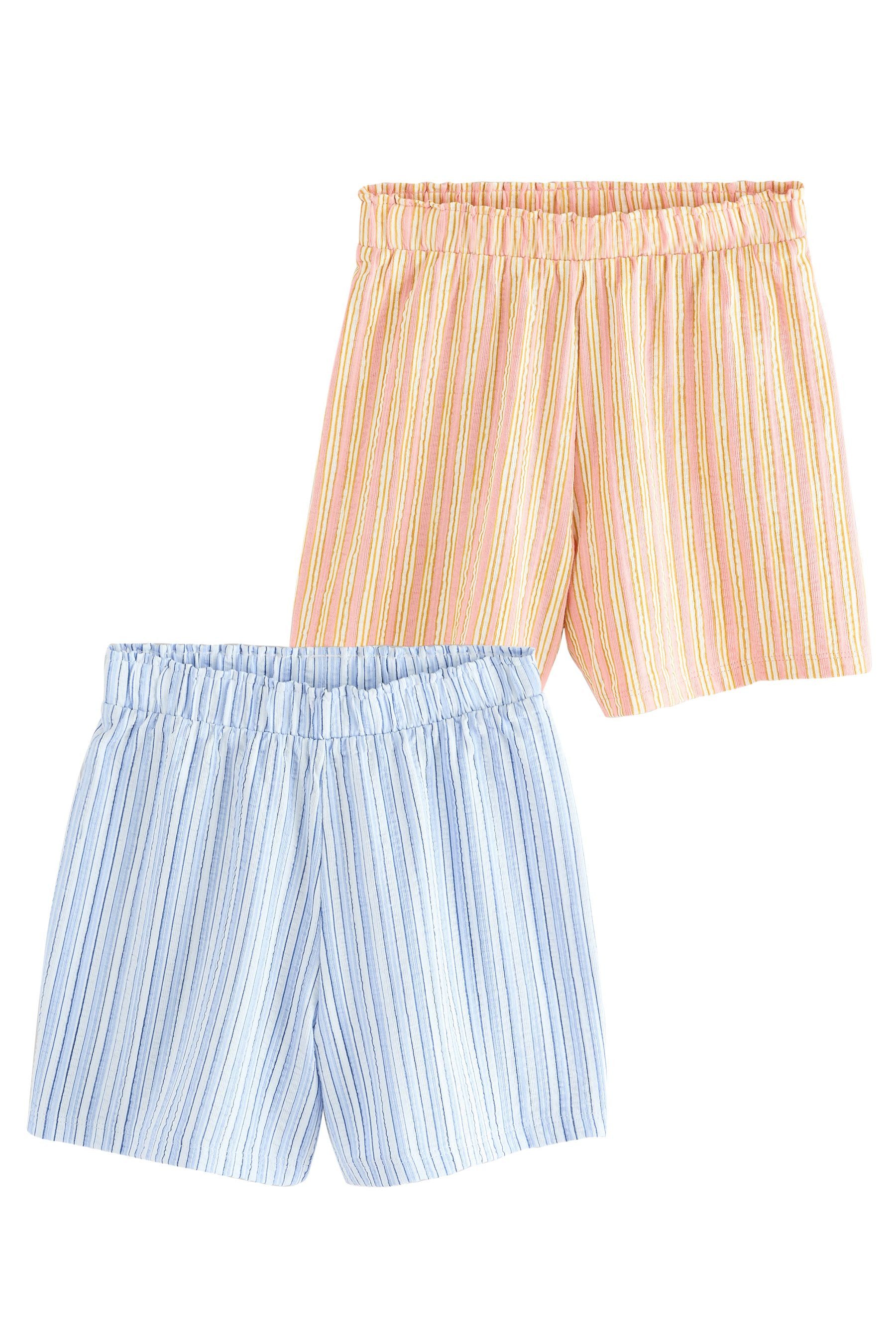 Shorts Shorts aus 100 % Baumwolle, 2er-Pack