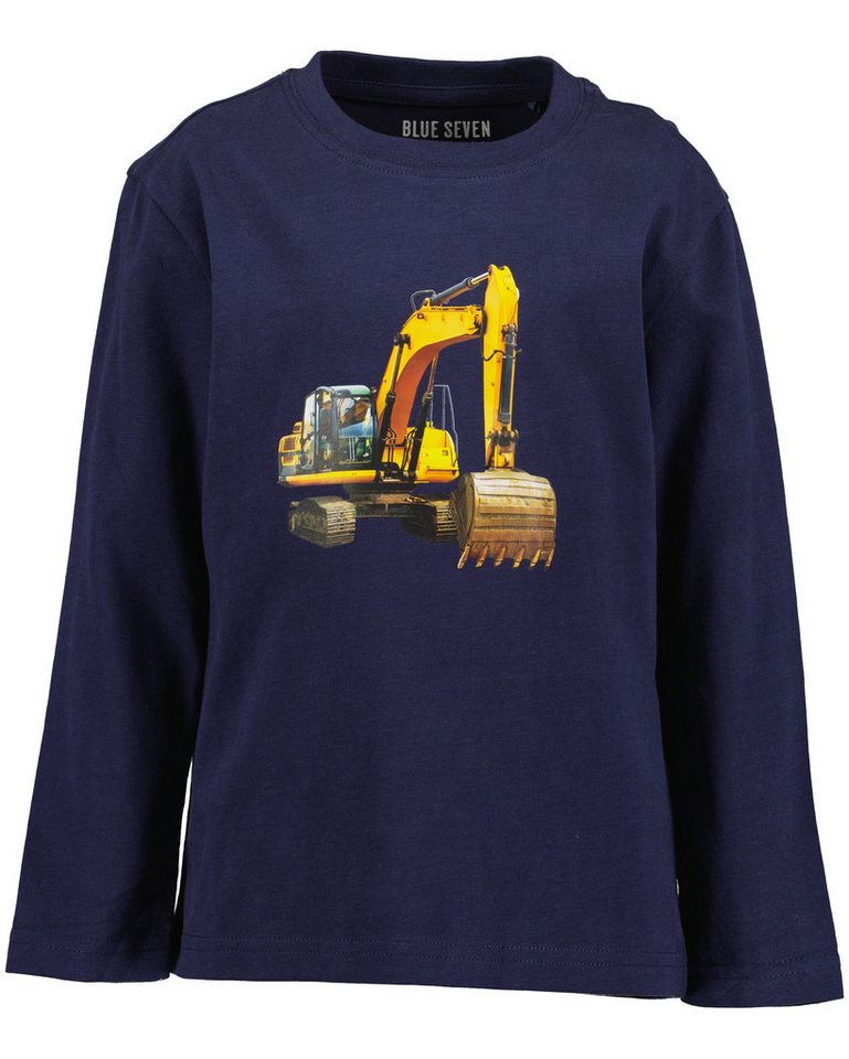 Blue Seven Langarmshirt Baumwolle, Fotodruck, Schaumdruck