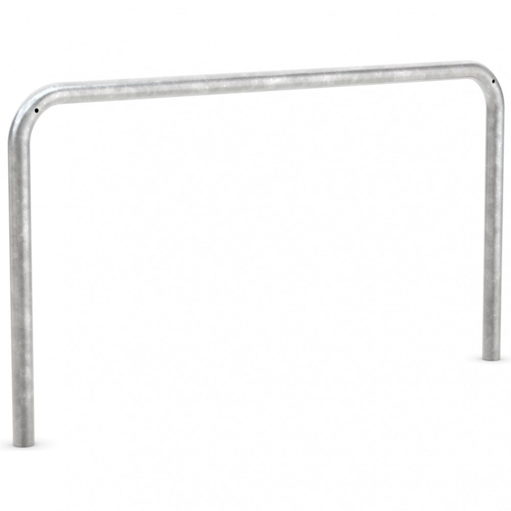 Dreifke Fahrradständer Fahrrad Anlehnbügel 9130, Stahl verzinkt, zum Einbetonieren, B1500m, für 2 Fahrräder