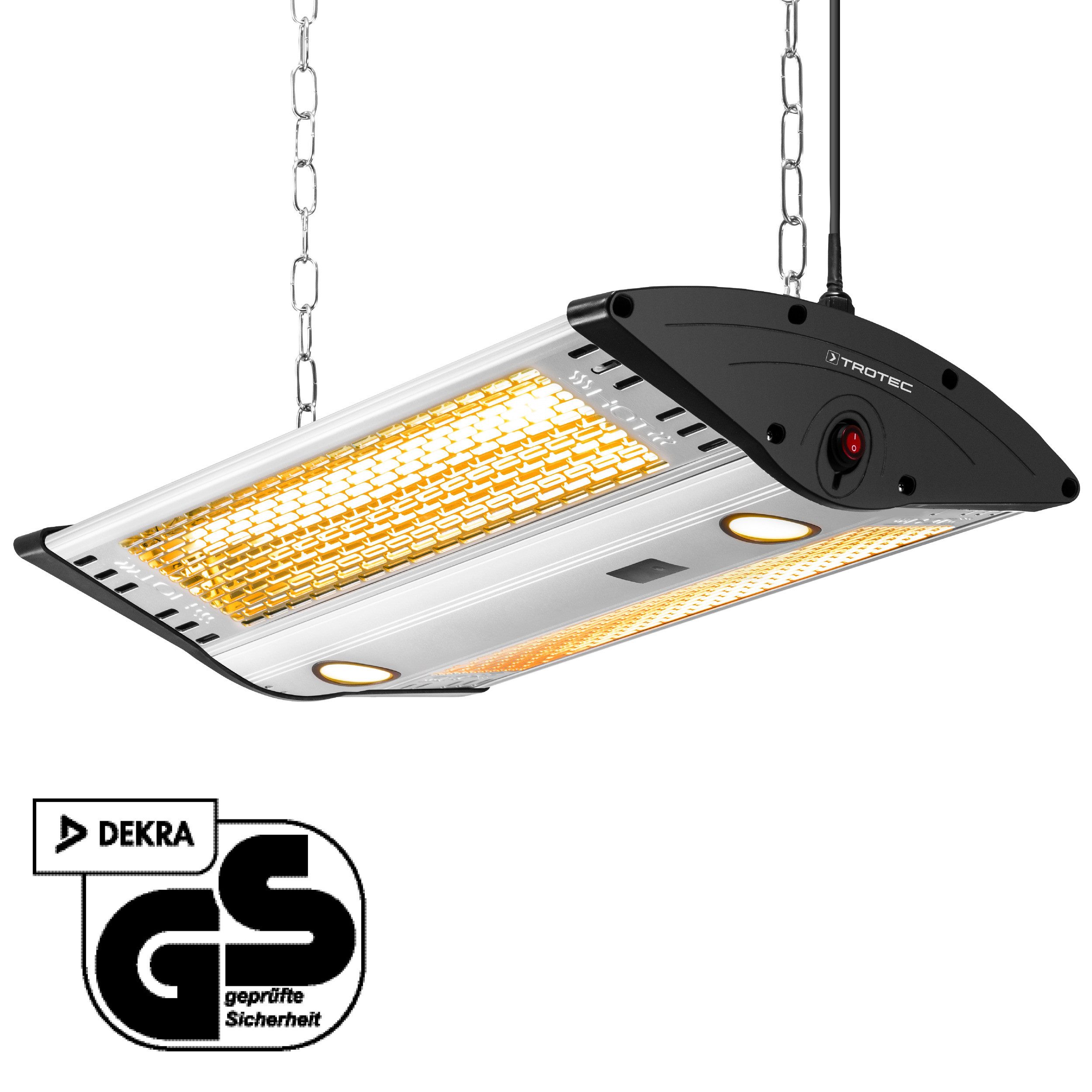 TROTEC Infrarotstrahler Design-Deckenheizstrahler IR 2000 C, 1000 W, 2000 W günstig online kaufen