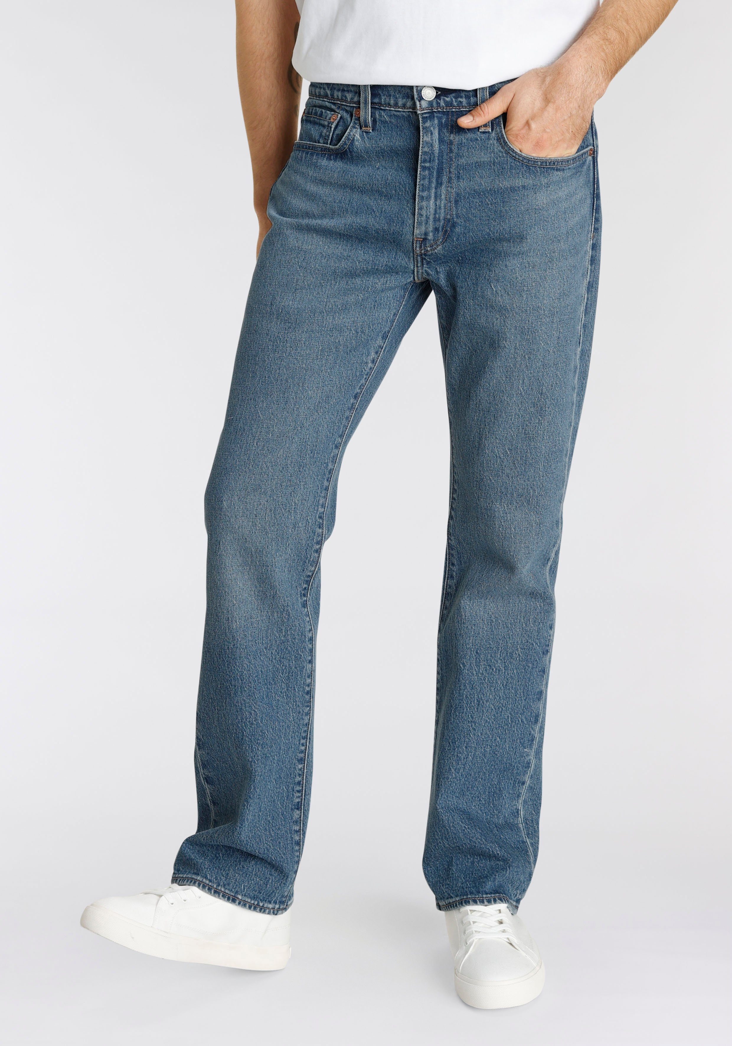 Levi's® Bootcut-Jeans 527 SLIM BOOT CUT in cleaner Waschung