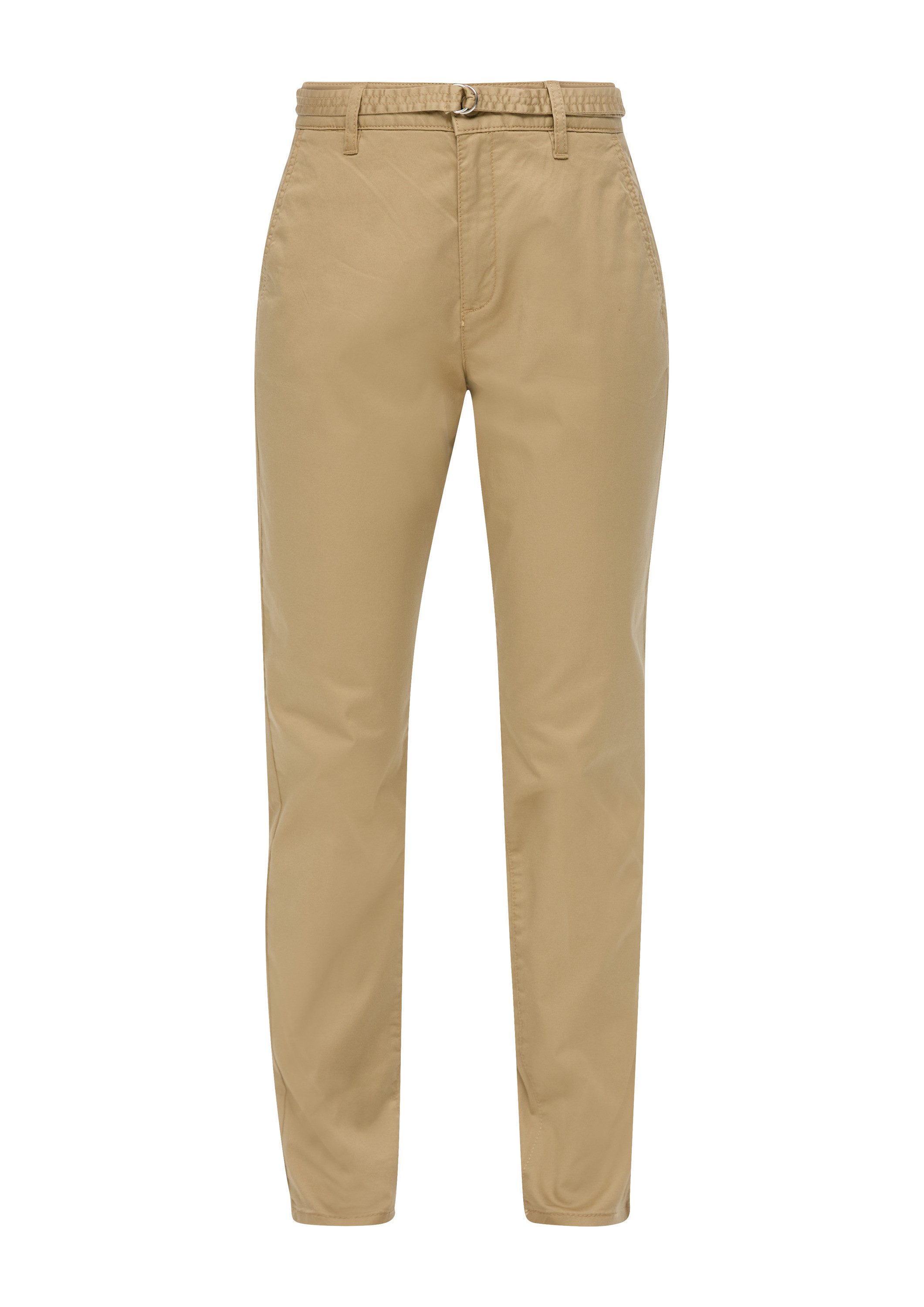 s.Oliver Chinos Hose CHINO Regular: Chinohose mit Gürtel günstig online kaufen