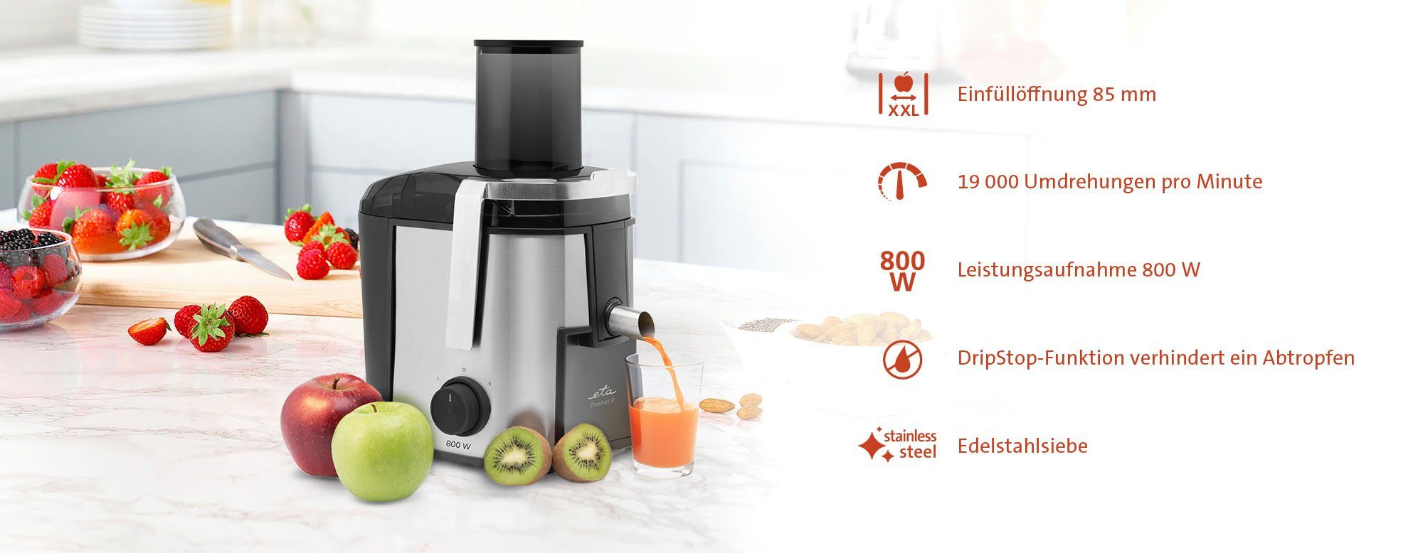 eta Entsafter Fresher II ETA503290000, 800 W