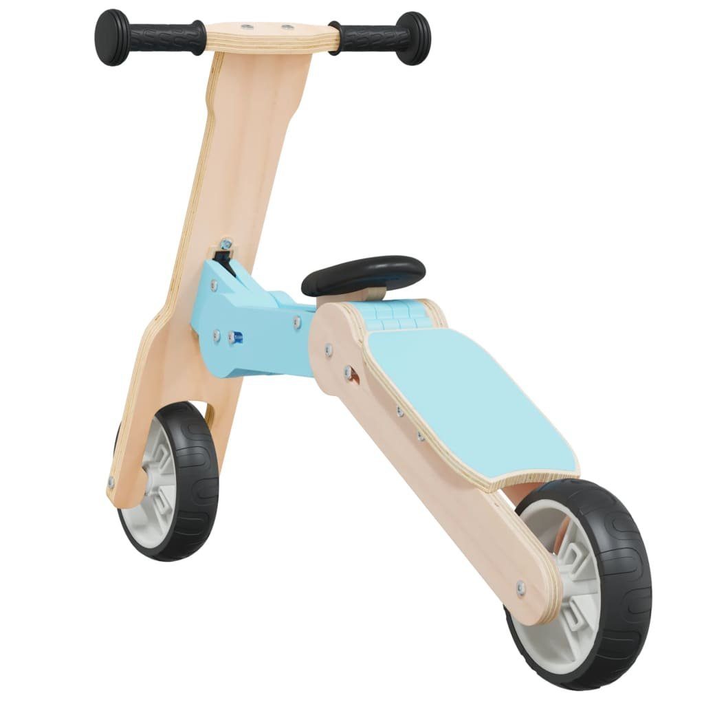 Hellblau Laufrad Kinderroller 2-in-1 vidaXL