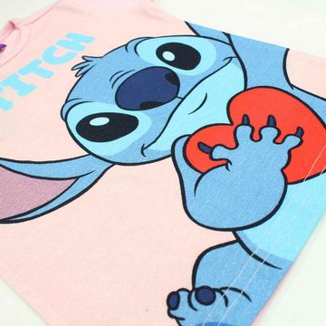 Lilo & Stitch Shorty (2 tlg) Mädchen Set T-Shirt & Kurze Hose Gr. 98 - 128 cm