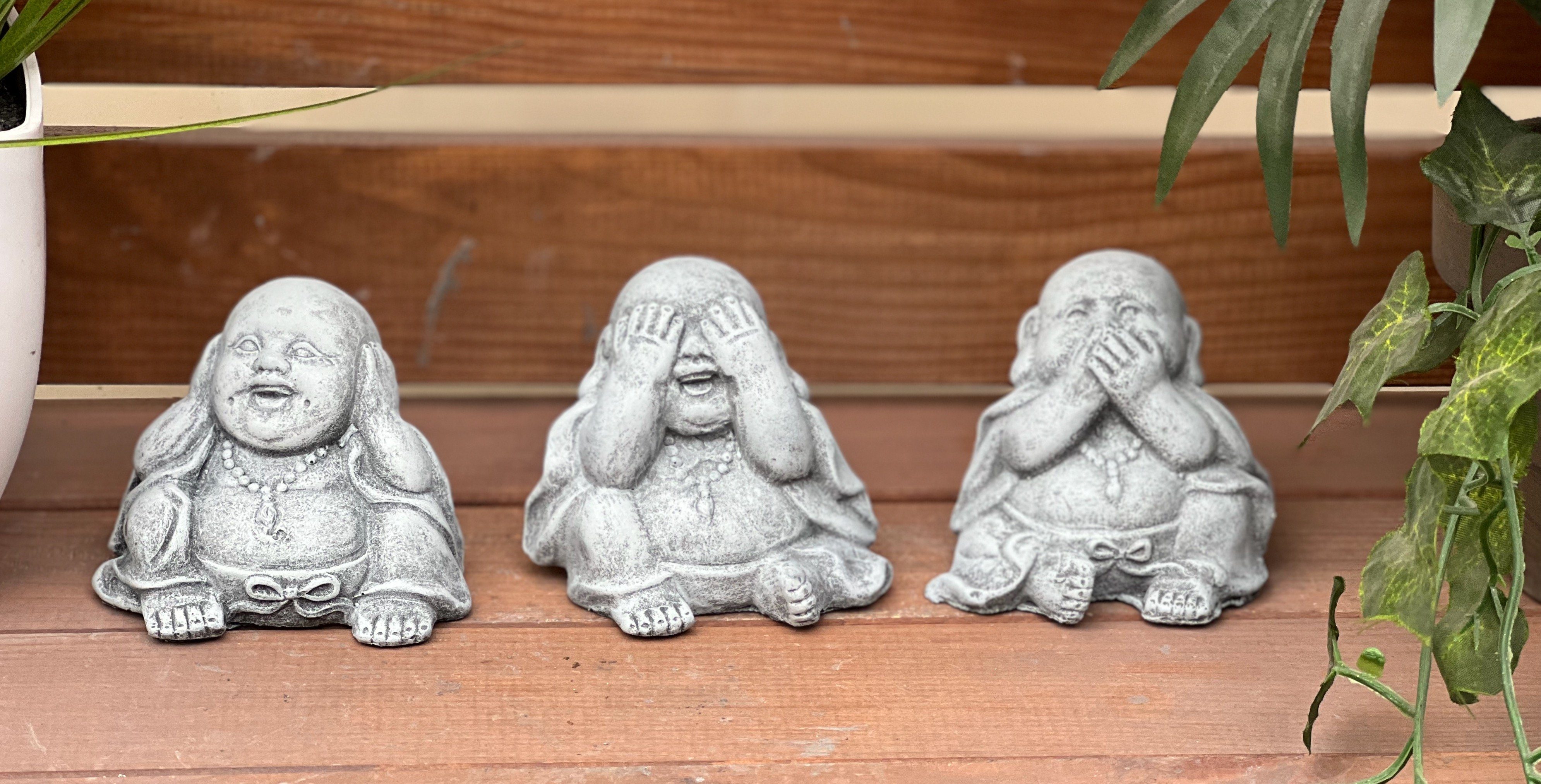 Stone and Style Gartenfigur Steinfigur 3er günstig online kaufen