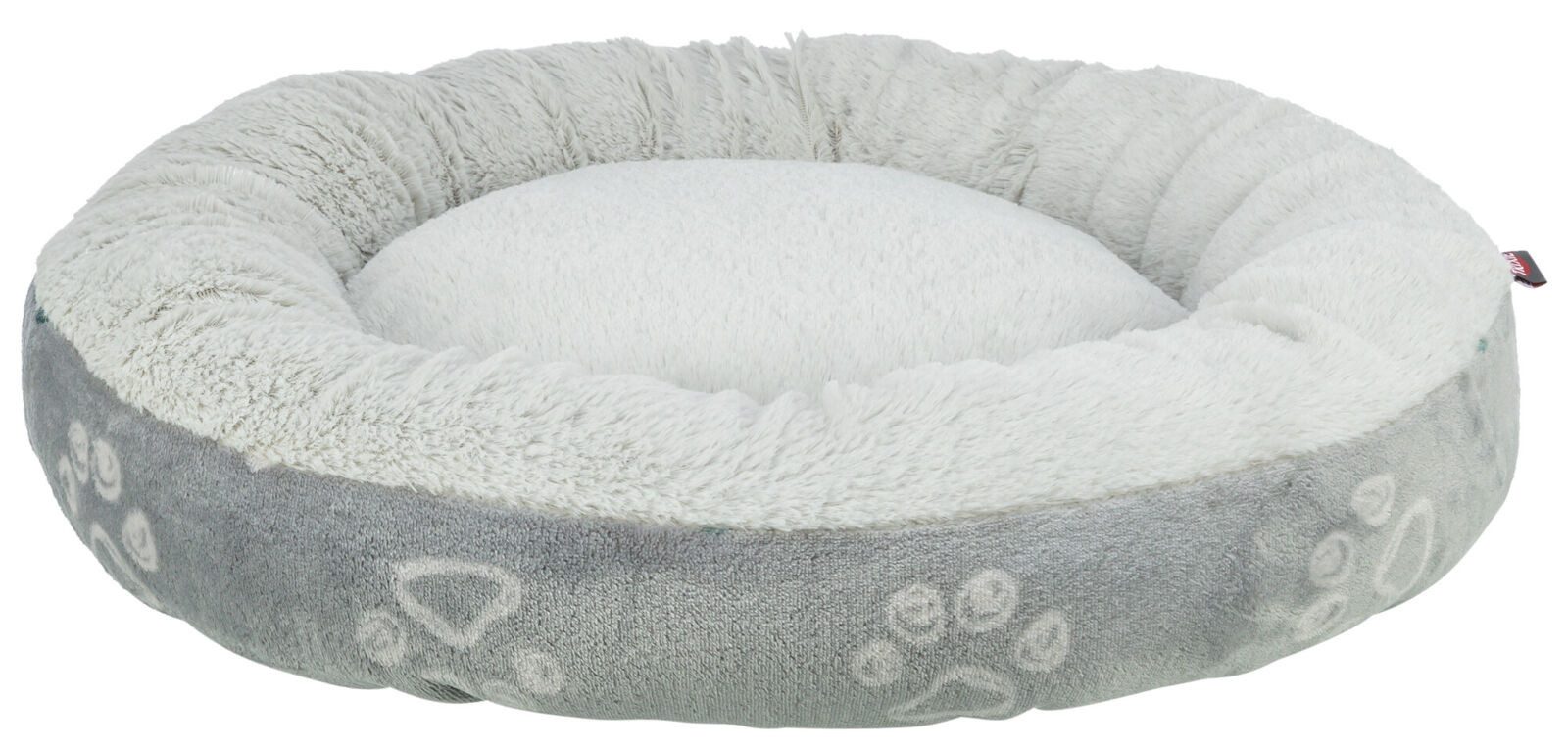TRIXIE Hundebett Bett Jimmy Soft - hellgrau - ø 70 cm