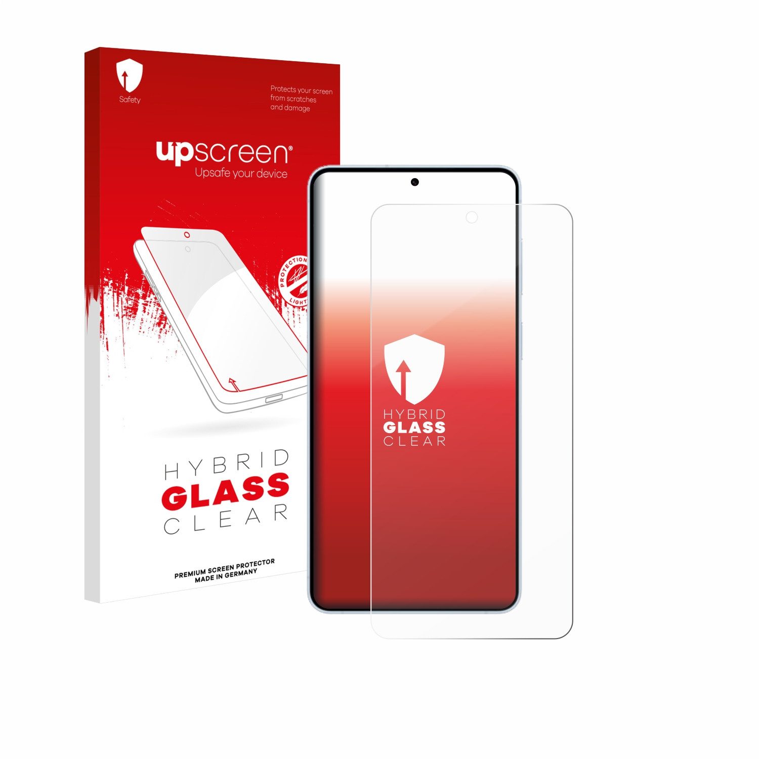 upscreen Displayschutzglas Folie für Samsung Galaxy S26 Plus, Schutzfolie Glas Panzer Display Schutz klar