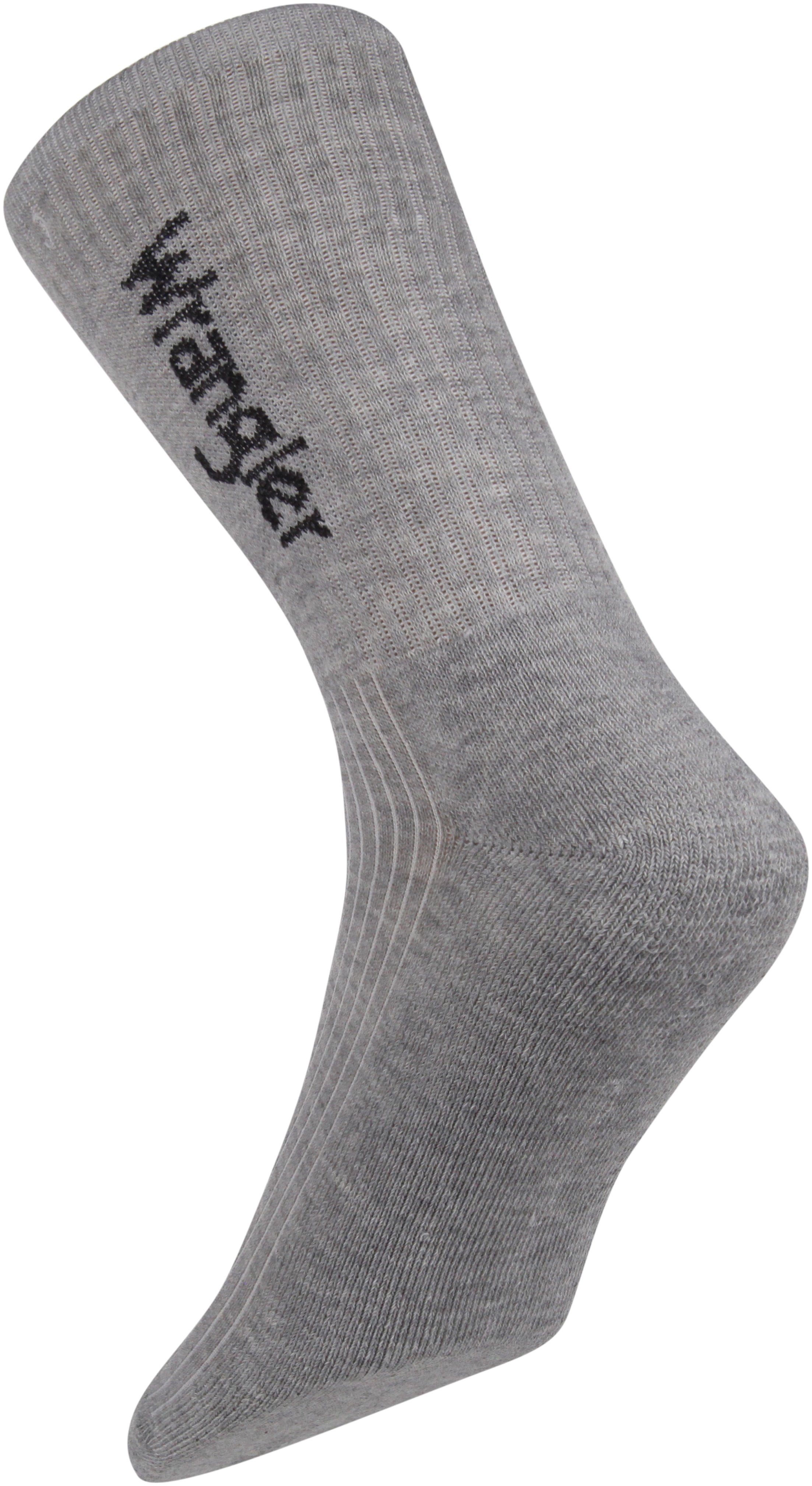 3-Paar) (Packung, Sportsocken ROGERS m black/grey Wrangler