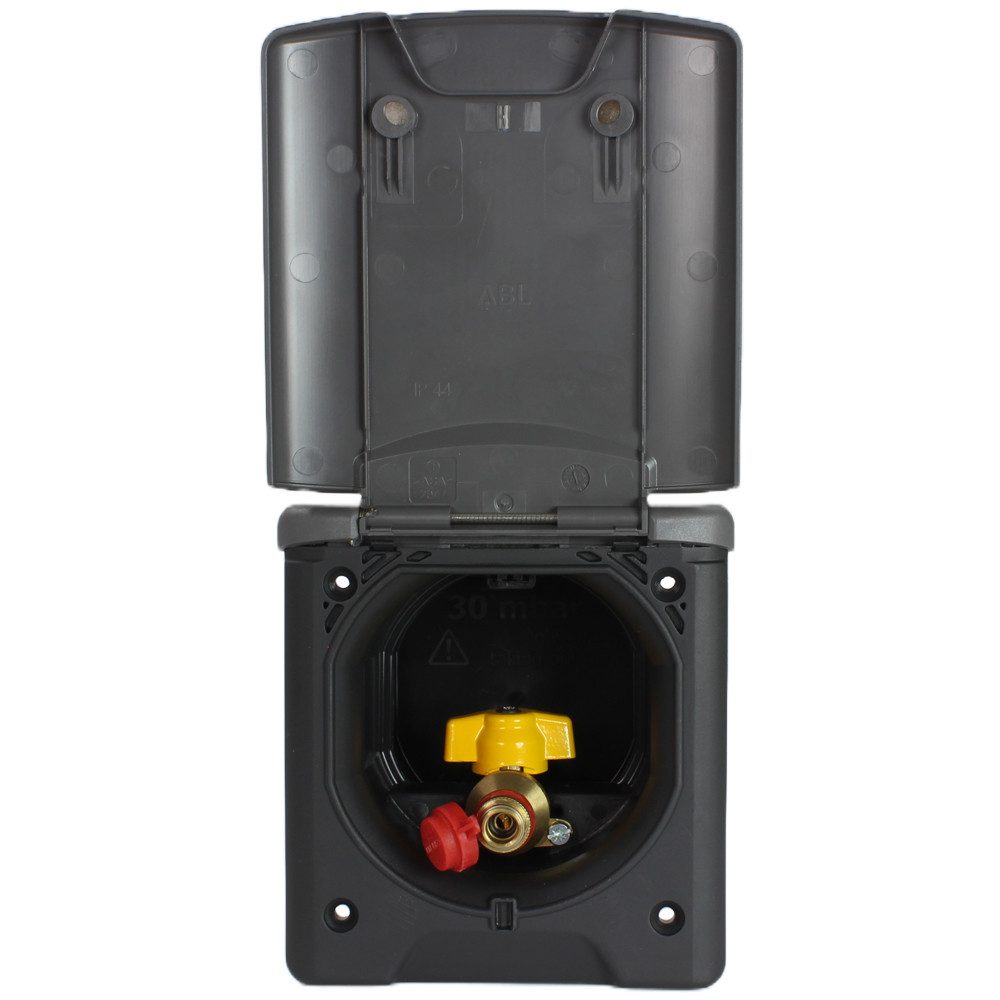 ABL Steckdose ABL Gas Gassteckdose Außensteckdose Versorgungsklappe Wohnmobil Boot
