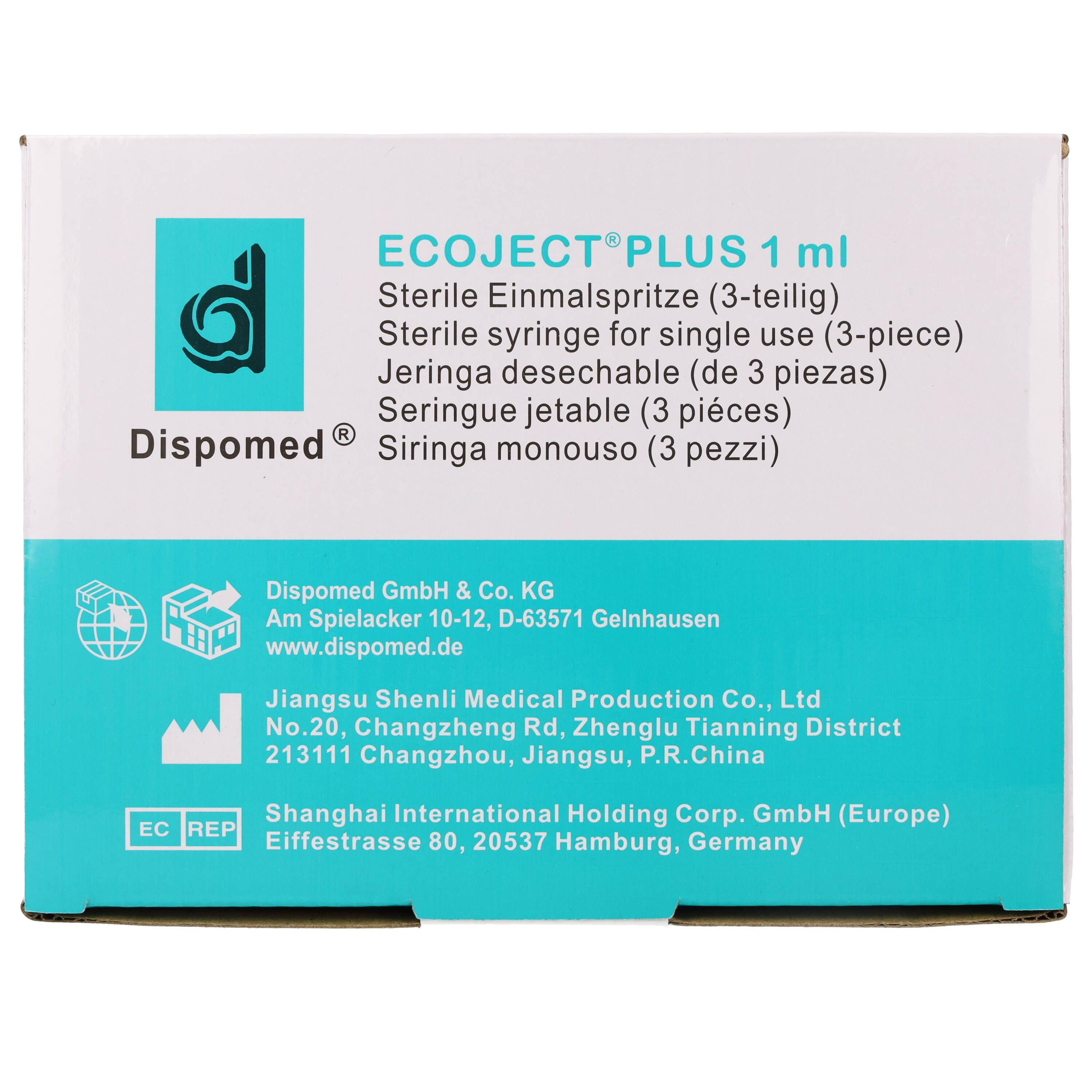 Dispomed Einwegspritze DISPOMED Feindosierspritzen 1ml mit Spardorn 100Stk, (Großpackung, 100-St., sterile Einwegspritzen), für medizinische und nicht-medizinische Verwendung