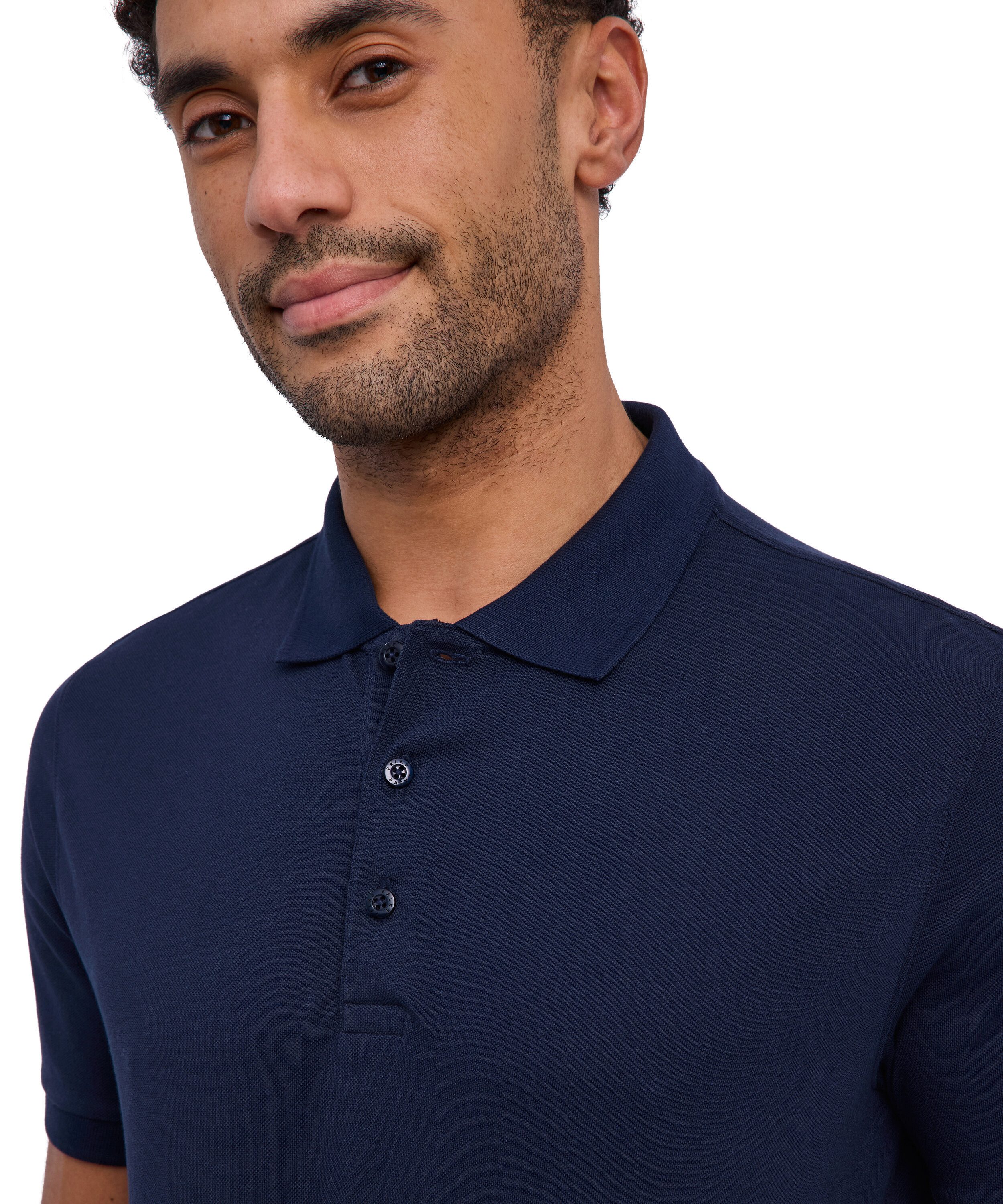 FALKE Poloshirt FALKE Essential Cotton Herren (1-tlg., 1) aus hochwertiger Pima-Baumwolle – Bild 5 von 5