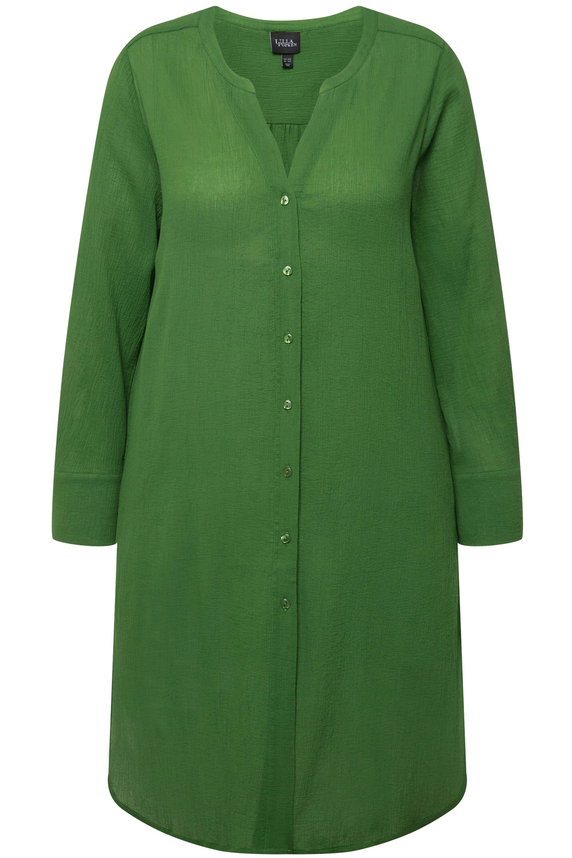 Ulla Popken Longbluse Longbluse Struktur A-Linie günstig online kaufen