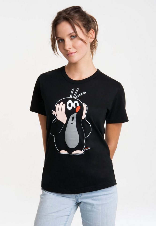 LOGOSHIRT T-Shirt Der kleine Maulwurf - Ohoh mit lizenziertem Print