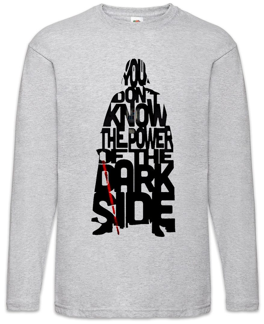 Langarmshirt The Power Of The Dark Side Langarm T-Shirt Star Sci-Fi Vader Dunkle