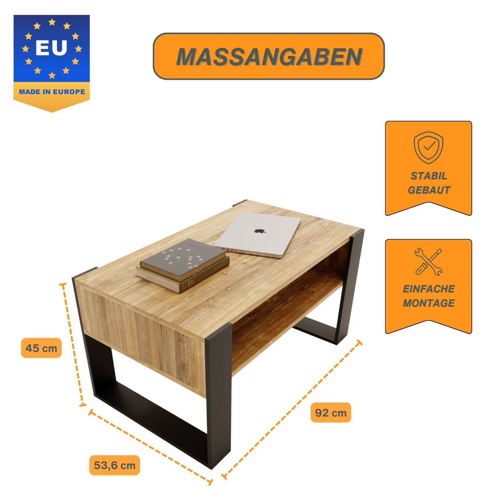 Raumhirsch Furniture Couchtisch Karo92 modern & günstig online kaufen