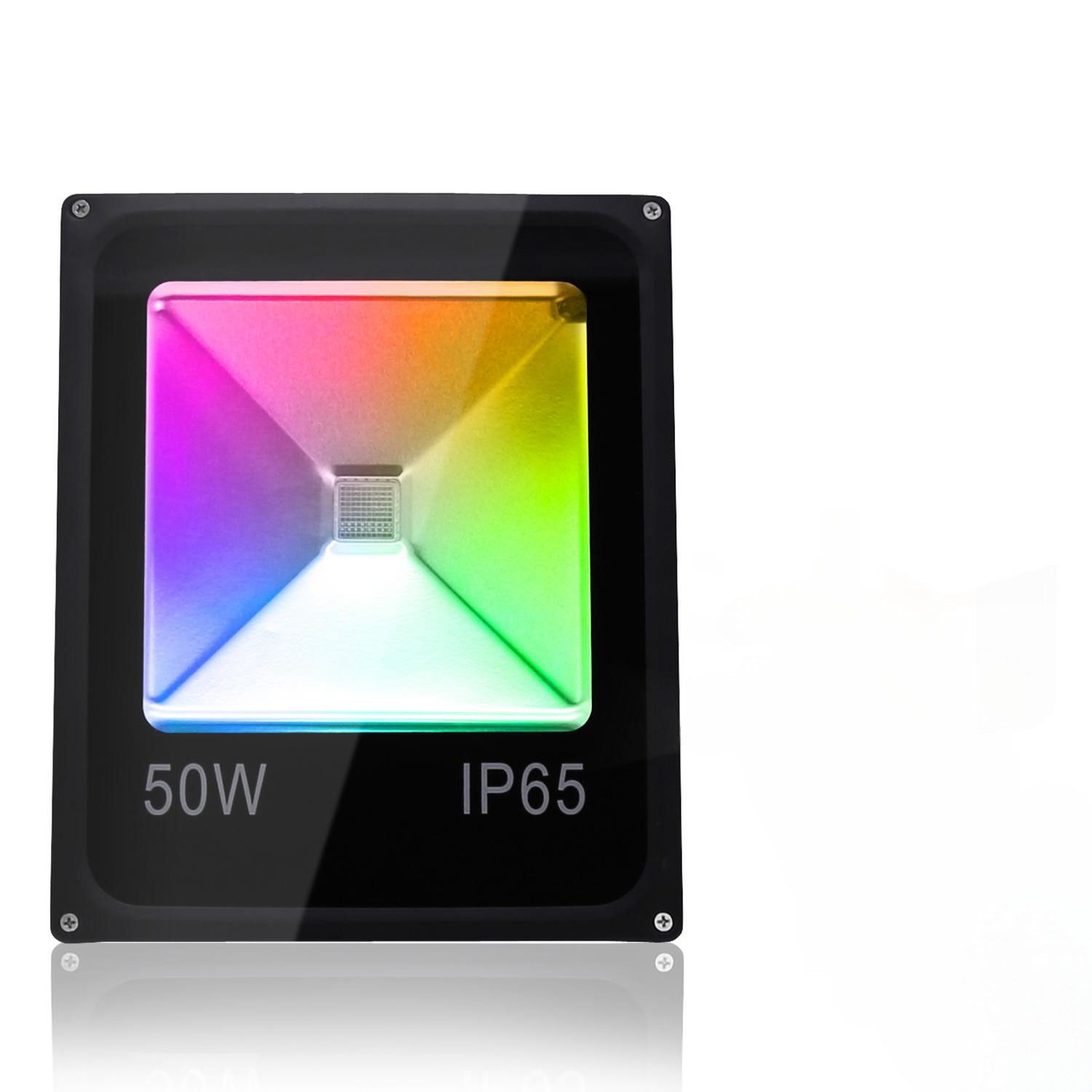 Clanmacy LED Flutlichtstrahler RGB LED Fluter günstig online kaufen