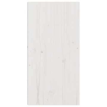 vidaXL Regal Wandschränke 2 Stk Weiß 30x30x60 cm Massivholz Kiefer Schränkchen