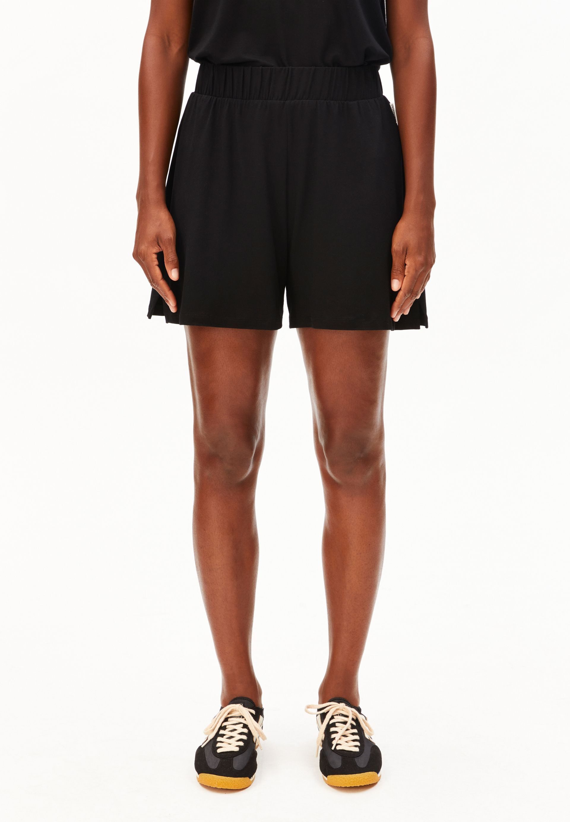Shorts RELAXED JERSEY LENZING™ ECOVERO™ Viskose Mix