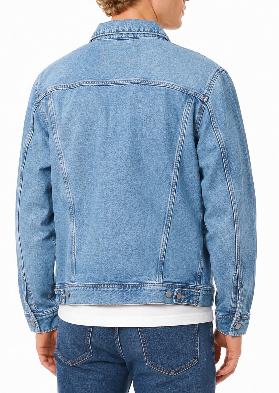Diesel Jeansjacke Diesel Herren D-Barcy 09C16 Jacke Jeansjacke