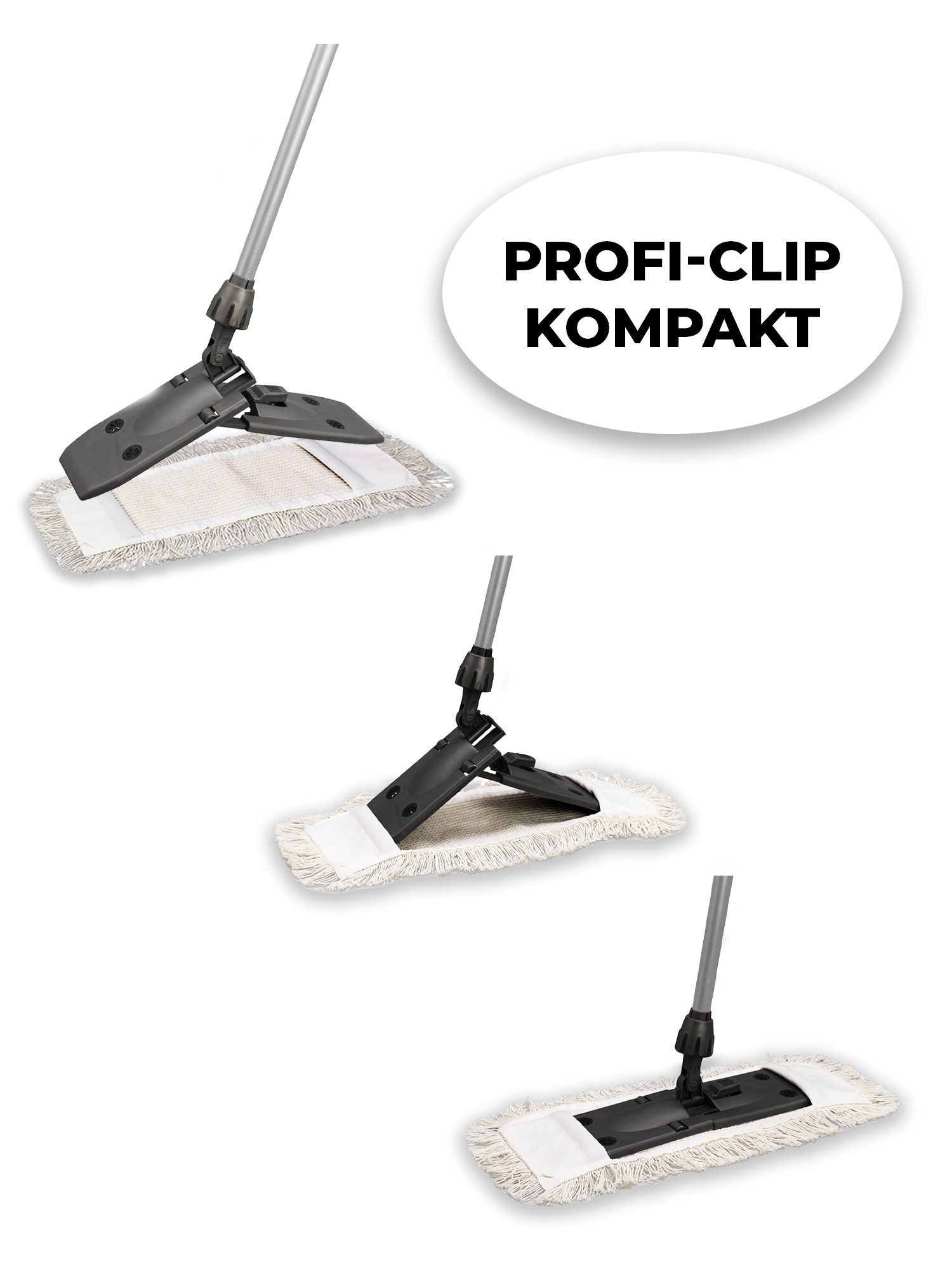 Moppland Wischmopp Ersatzbezug Bodenwischer 40cm/50cm – Waschbar bis 90° Wischmopp-Ersatzkopf (Baumwolle, 40, Einzelartikel, 5-tlg., Wischmopp Ersatzbezug, Wasc – Bild 4 von 5
