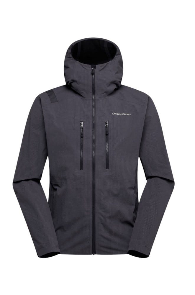 La Sportiva Softshelljacke Helixir Shell (3-Lagen, wasserdicht) onyxgrau Herren