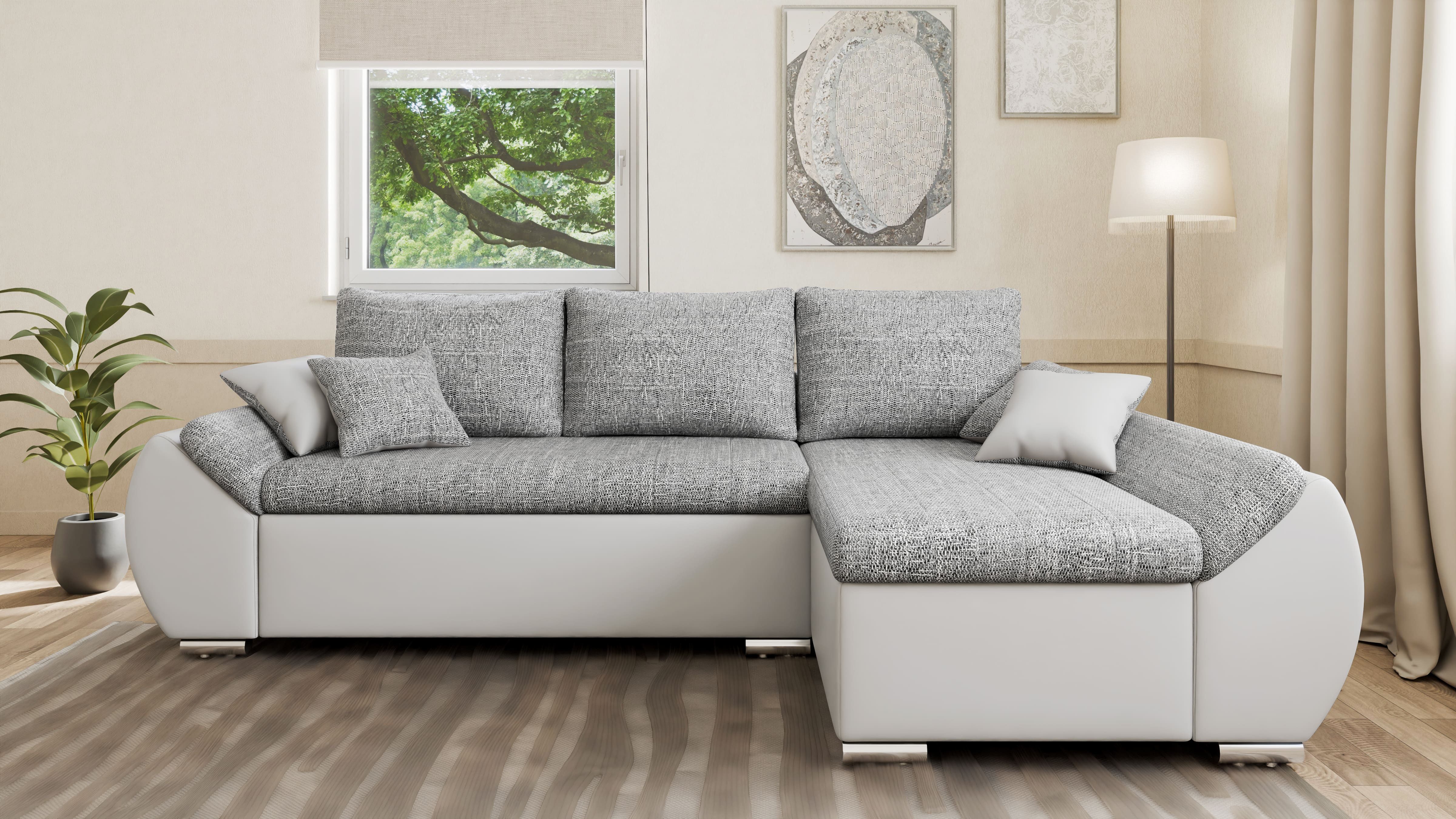 MOEBLO Ecksofa ALEX, L-Form ohne Hocker, günstig online kaufen