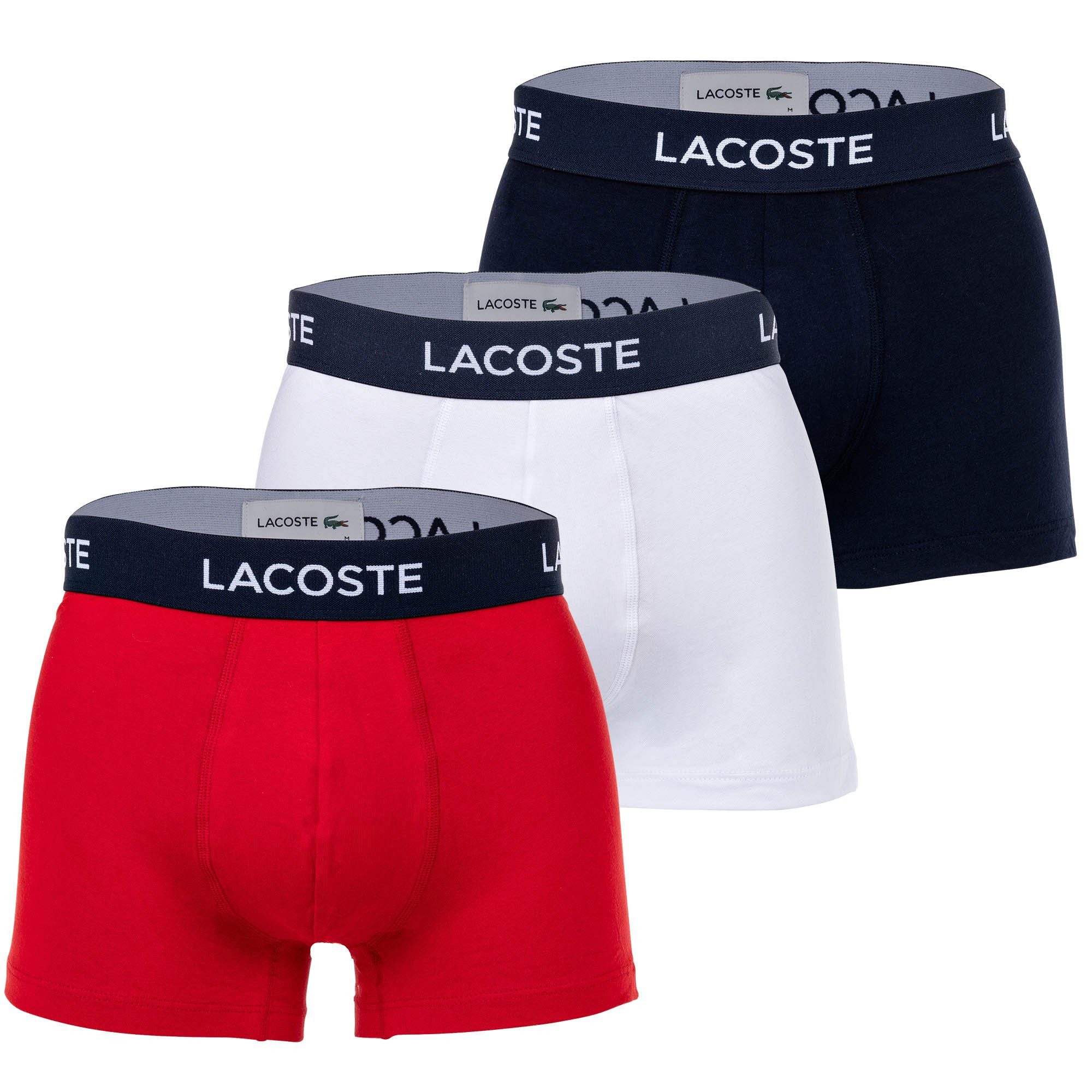Lacoste Boxer Herren Boxershort 3er Pack Baumwolle (Packung, 3er Pack) günstig online kaufen