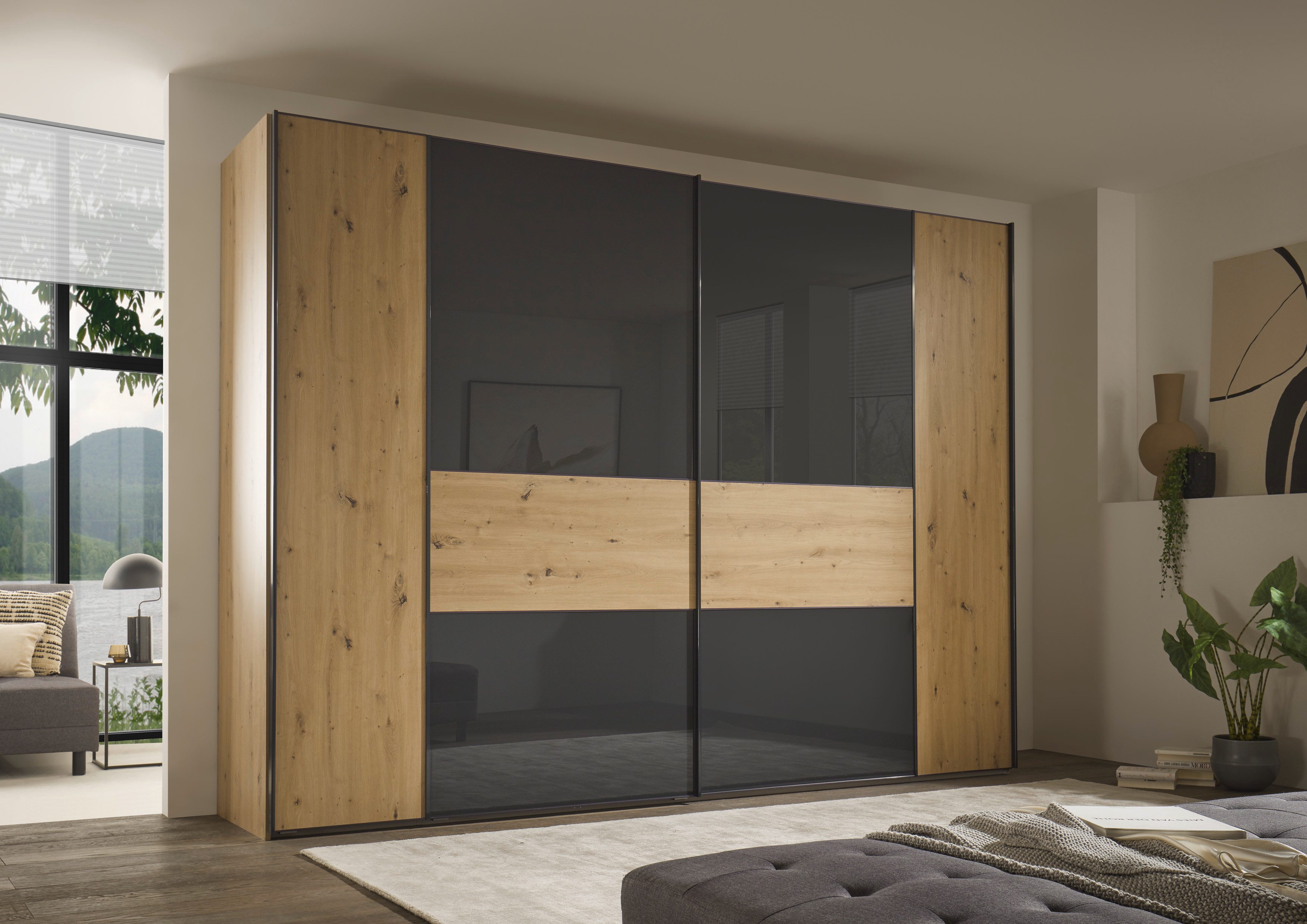 STAUD Schwebetürenschrank Sonett 321G, Made in Germany mit vier verschiedenen Ausstattungsvarianten