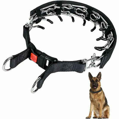 ZanMax Hundehalsbandleuchte Hundehalsband mit Spikes für mittlere und große Rassen