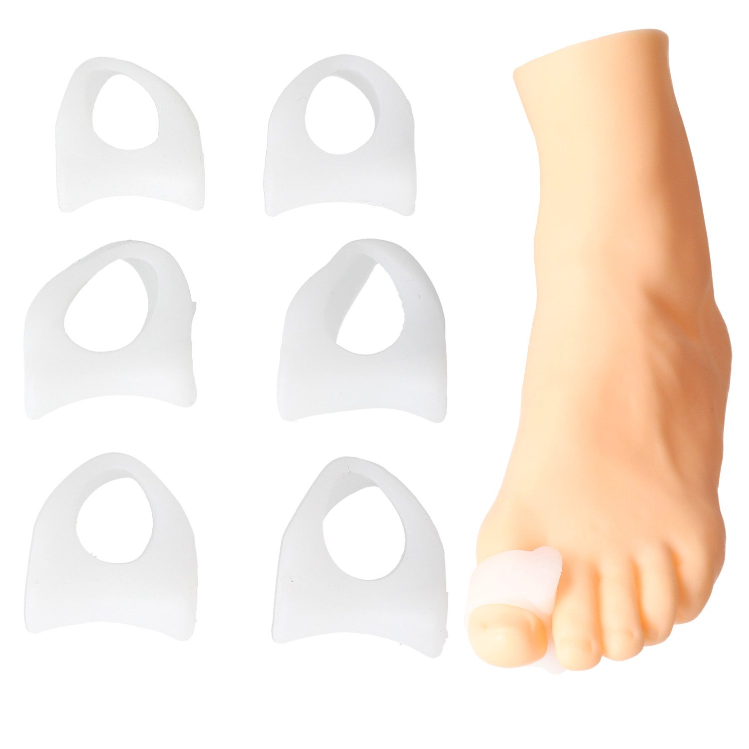 filsko Zehentrenner aus Silikon in S, M, L Zehentrenner (2-tlg) Hallux Valg günstig online kaufen