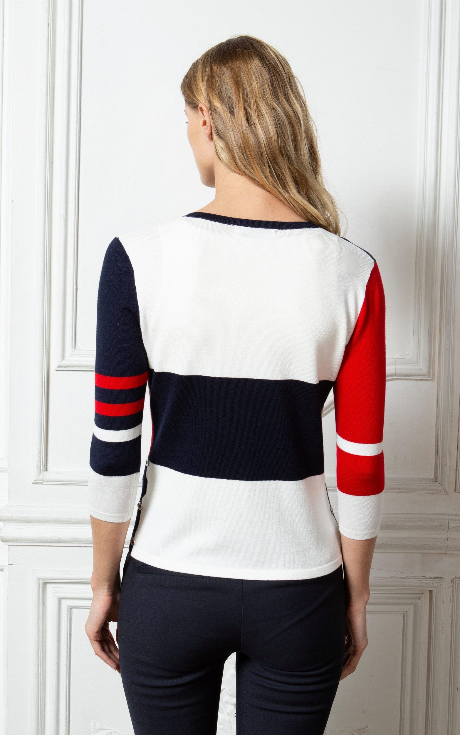 Passioni Cardigan im Color Block-Design günstig online kaufen