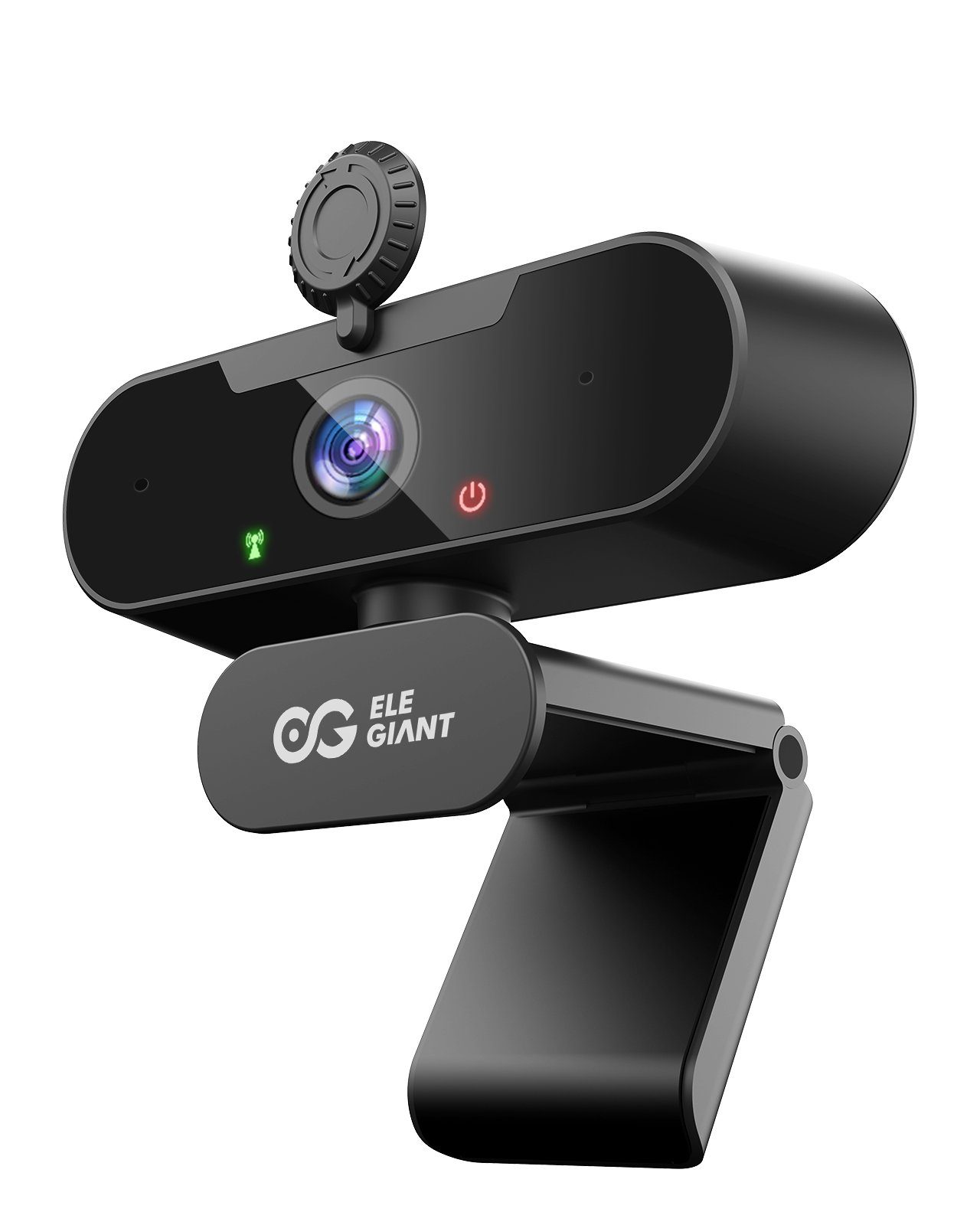 ELEGIANT EGC-C02 Full HD-Webcam (Full HD, besonders für Streaming, kristallklare Videotelefonate, scharfe Bilder)