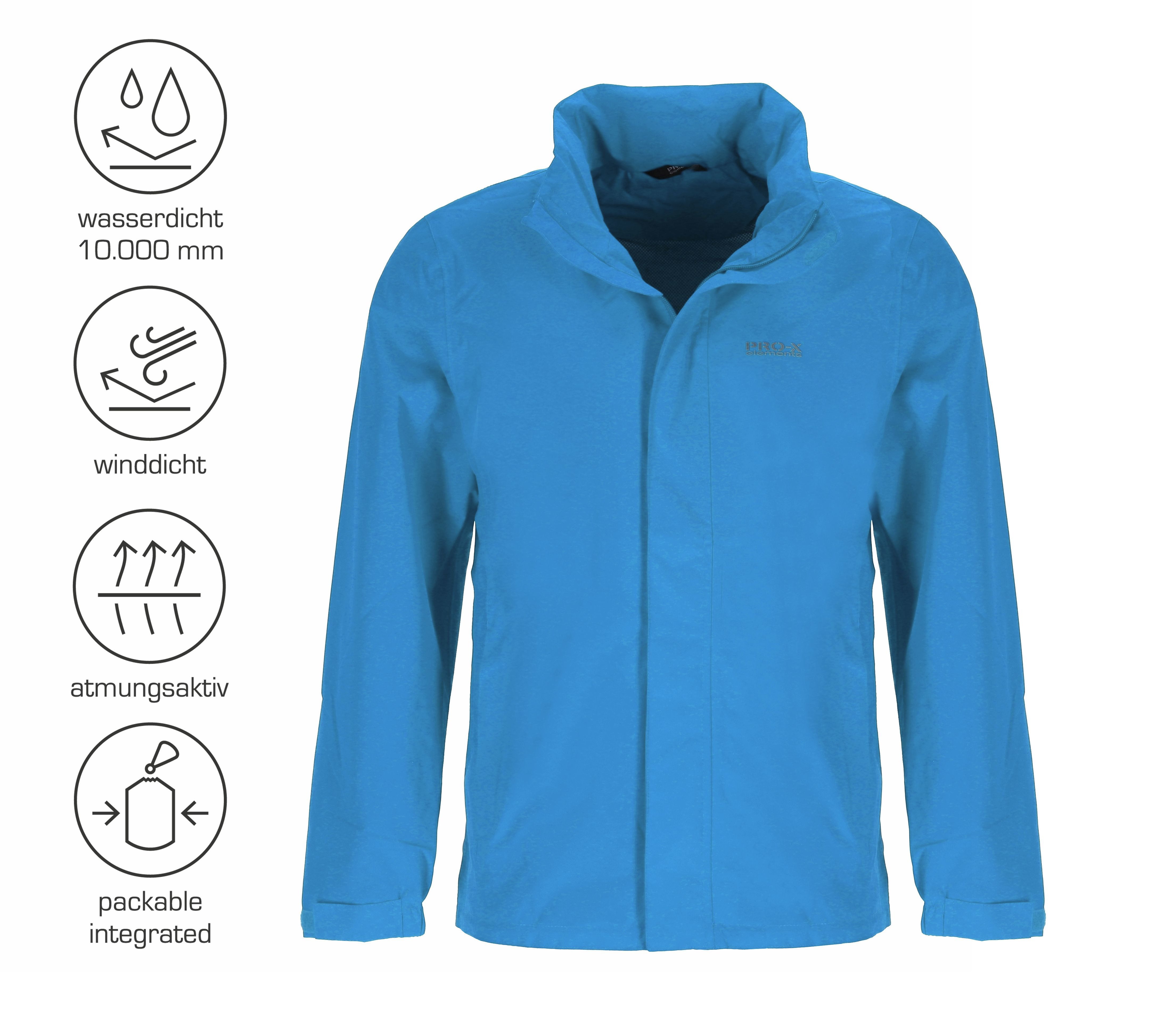 PRO-X ELEMENTS Funktionsjacke GERRIT integrierte Packtasche