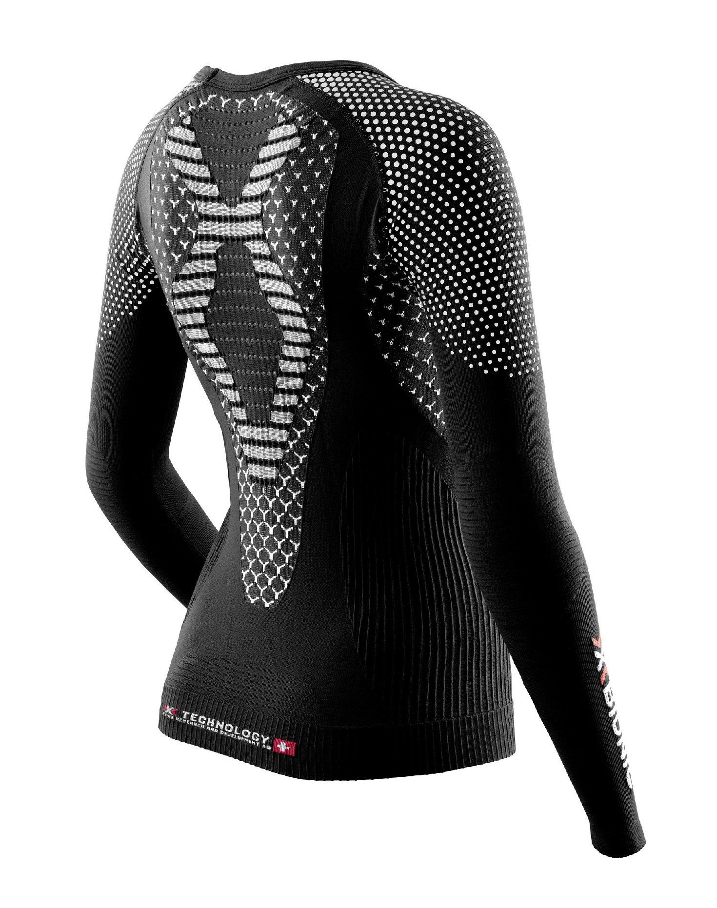 X-Bionic Langarmshirt Running Shirt TWYCE Longsleeve schwarz Damen