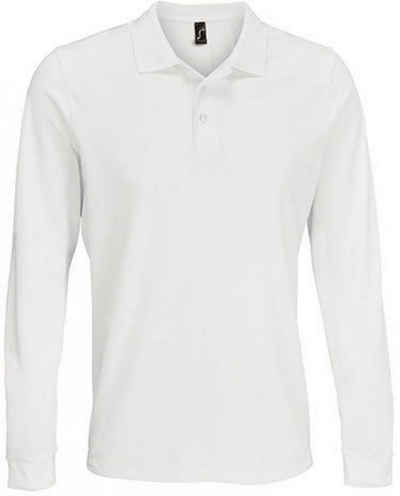 SOLS Langarm-Poloshirt Unisex Long Sleeve Polycotton Polo Shirt XS bis 5XL