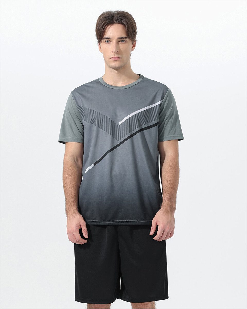 YOUTHUP Sportanzug, Herren Trainingsanzug mit Farbblockung Sportlicher Stil