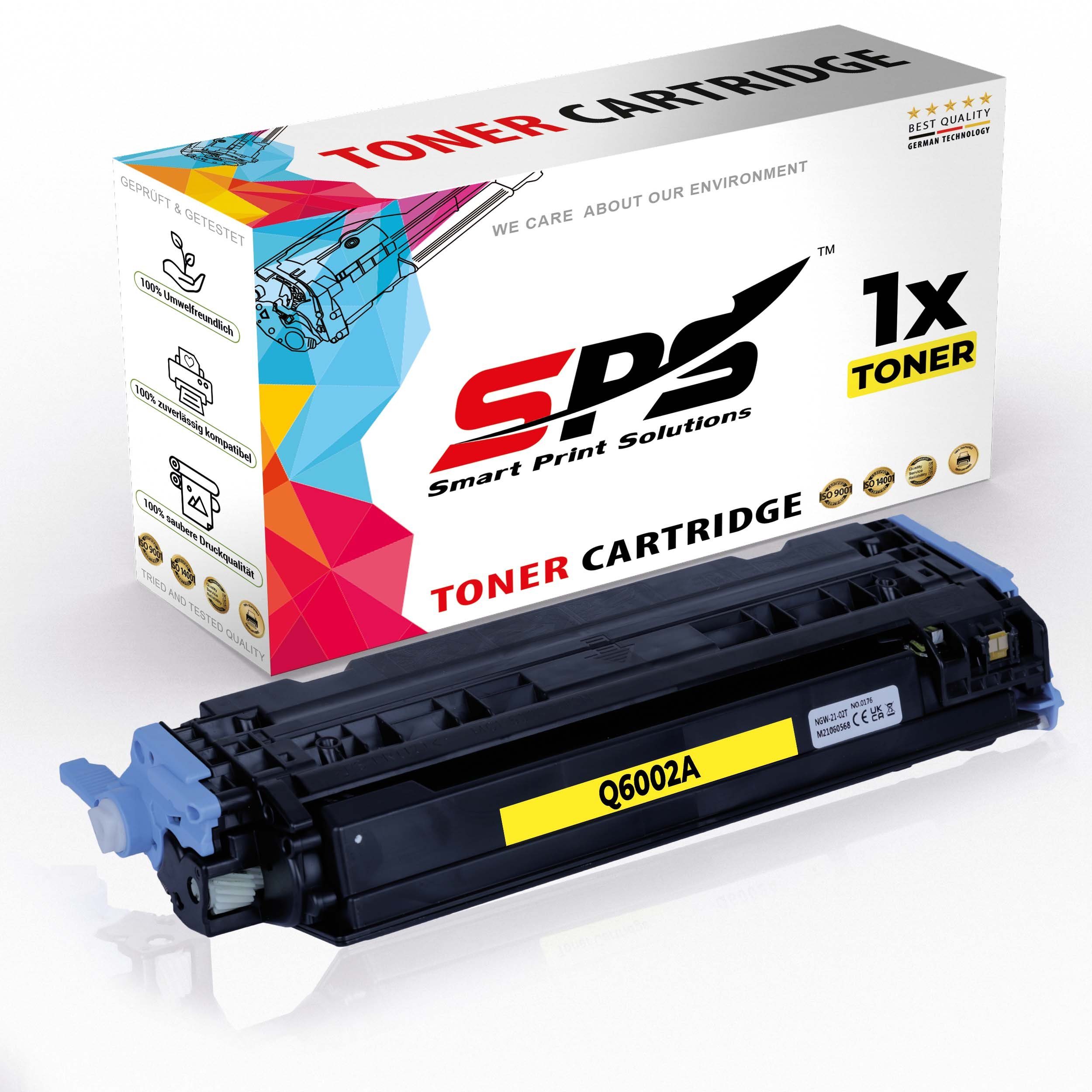 SPS 1x Kompatibel HP Q6002A 124A Toner Gelb für HP Color Laserjet 1600LN Nachfülltinte (für HP, 1er Pack, x)