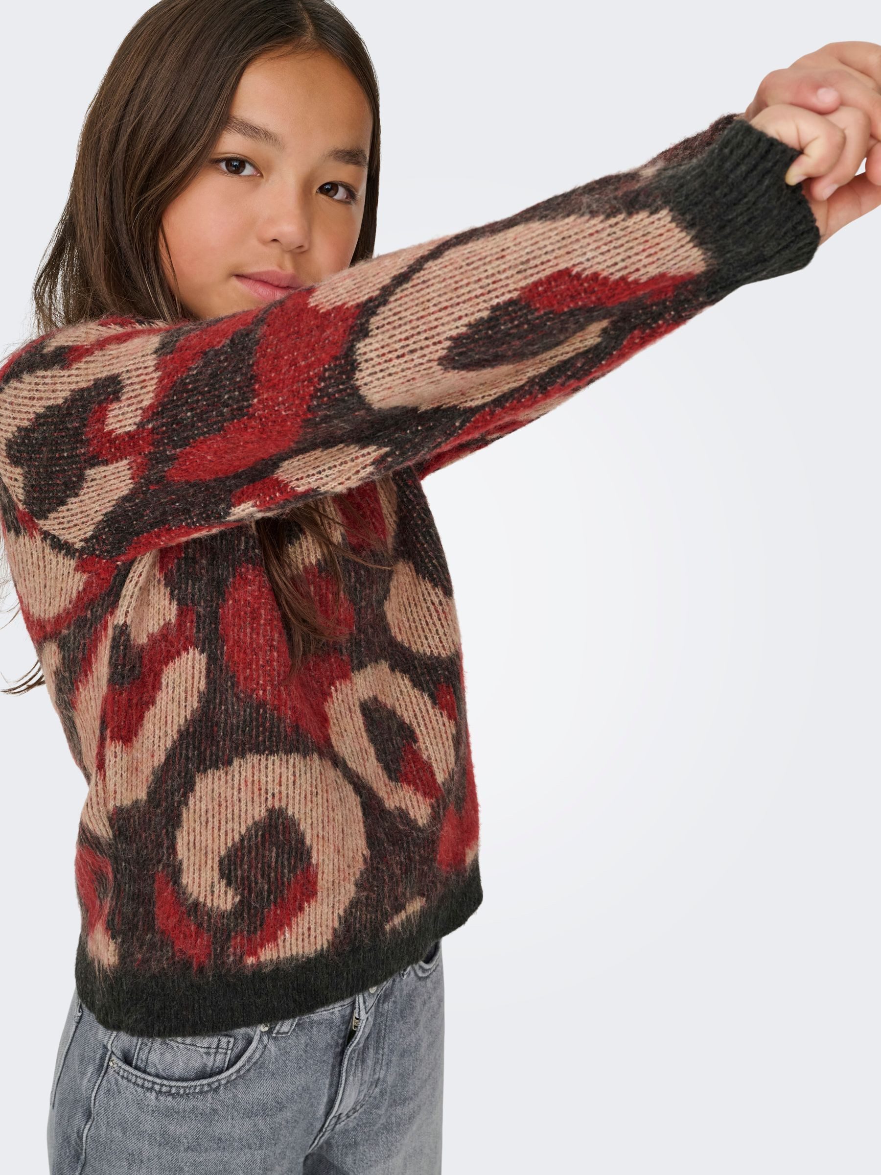 KIDS ONLY Rundhalspullover KOGWILD L/S JQ O-NECK KNT – Bild 2 von 5