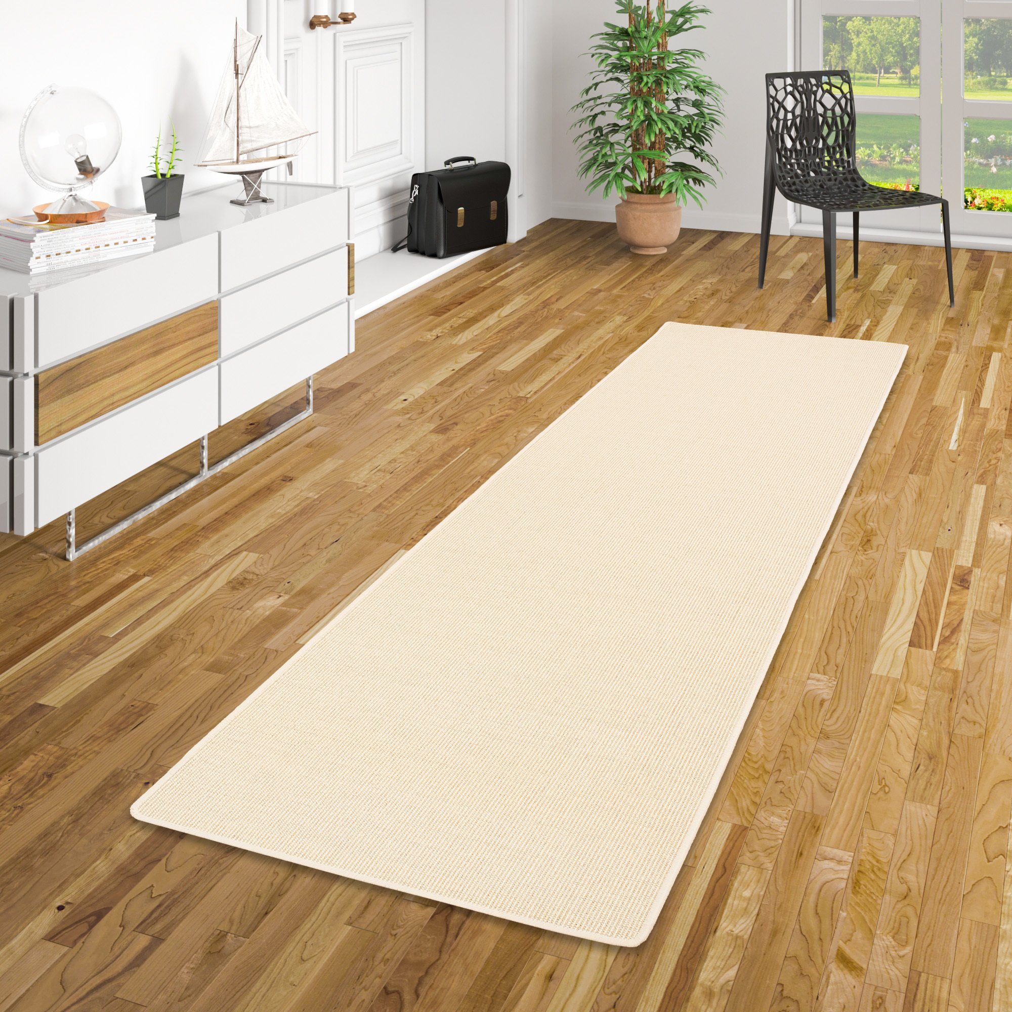 Snapstyle Sisalteppich Sisal Natur Läufer Teppich, günstig online kaufen
