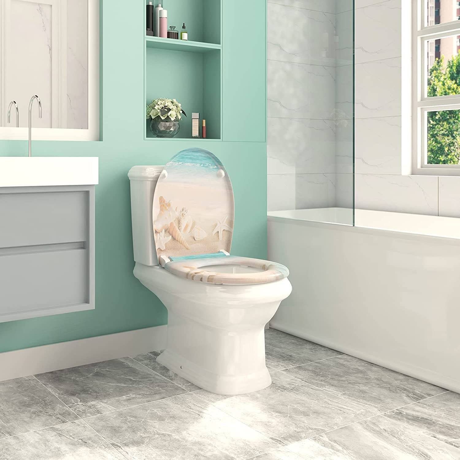 Woltu WC-Sitz (1-St), mit Absenkautomatik Softclose günstig online kaufen