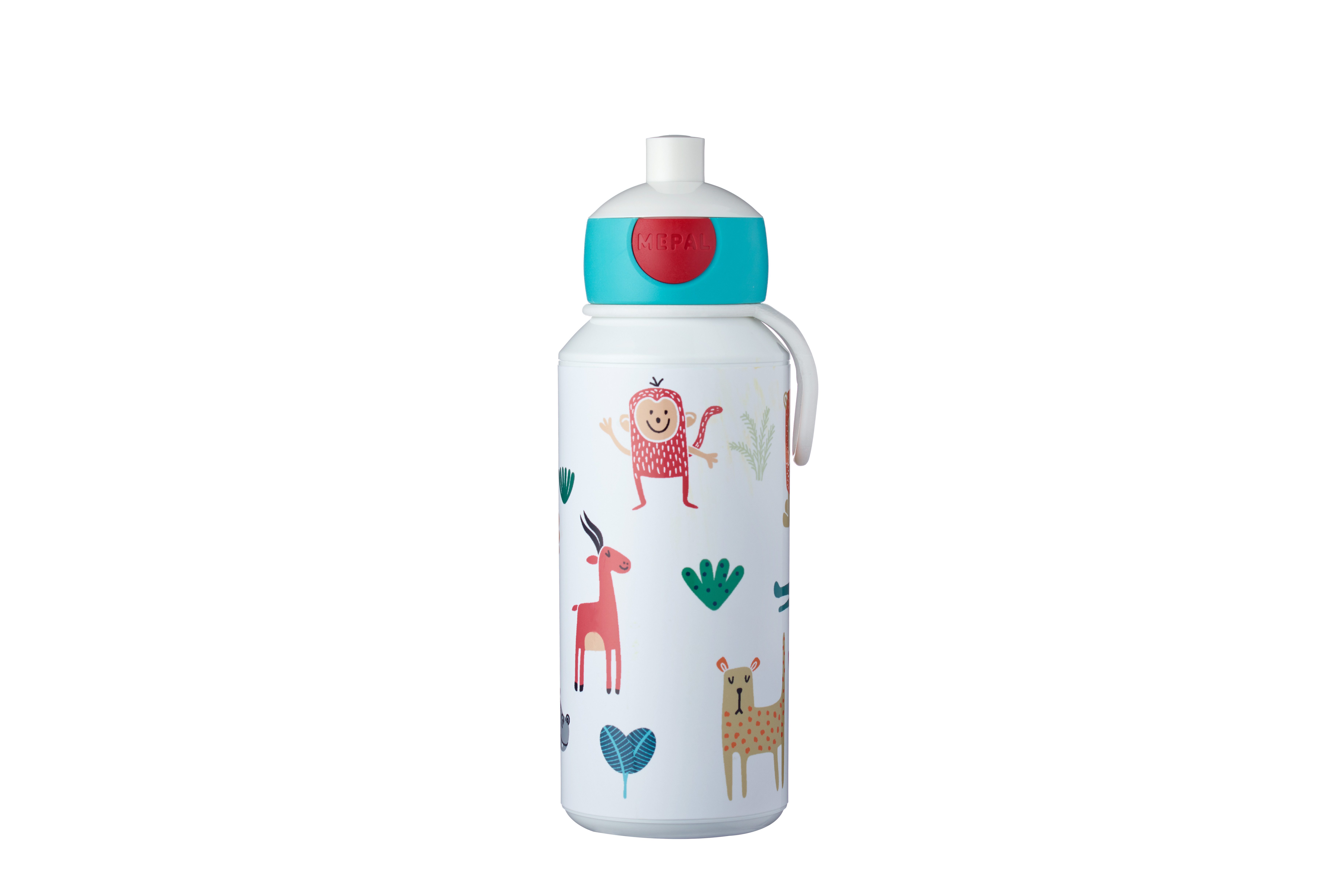 Mepal Trinkflasche Mepal Campus 400 ml Trinkflasche Pop-up - Animal Friends