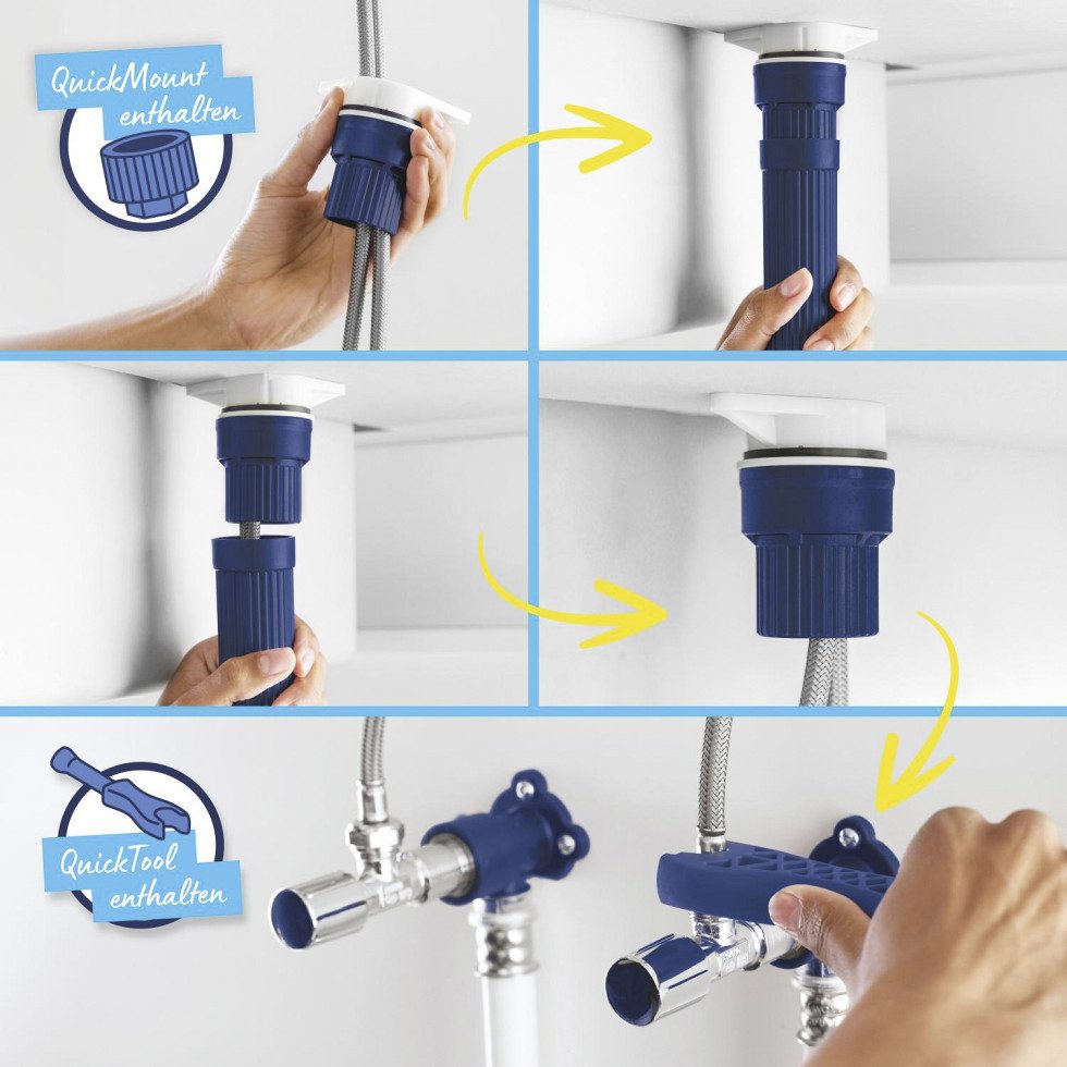 Grohe Küchenarmatur Grohe Spültischarmatur Get verchromt